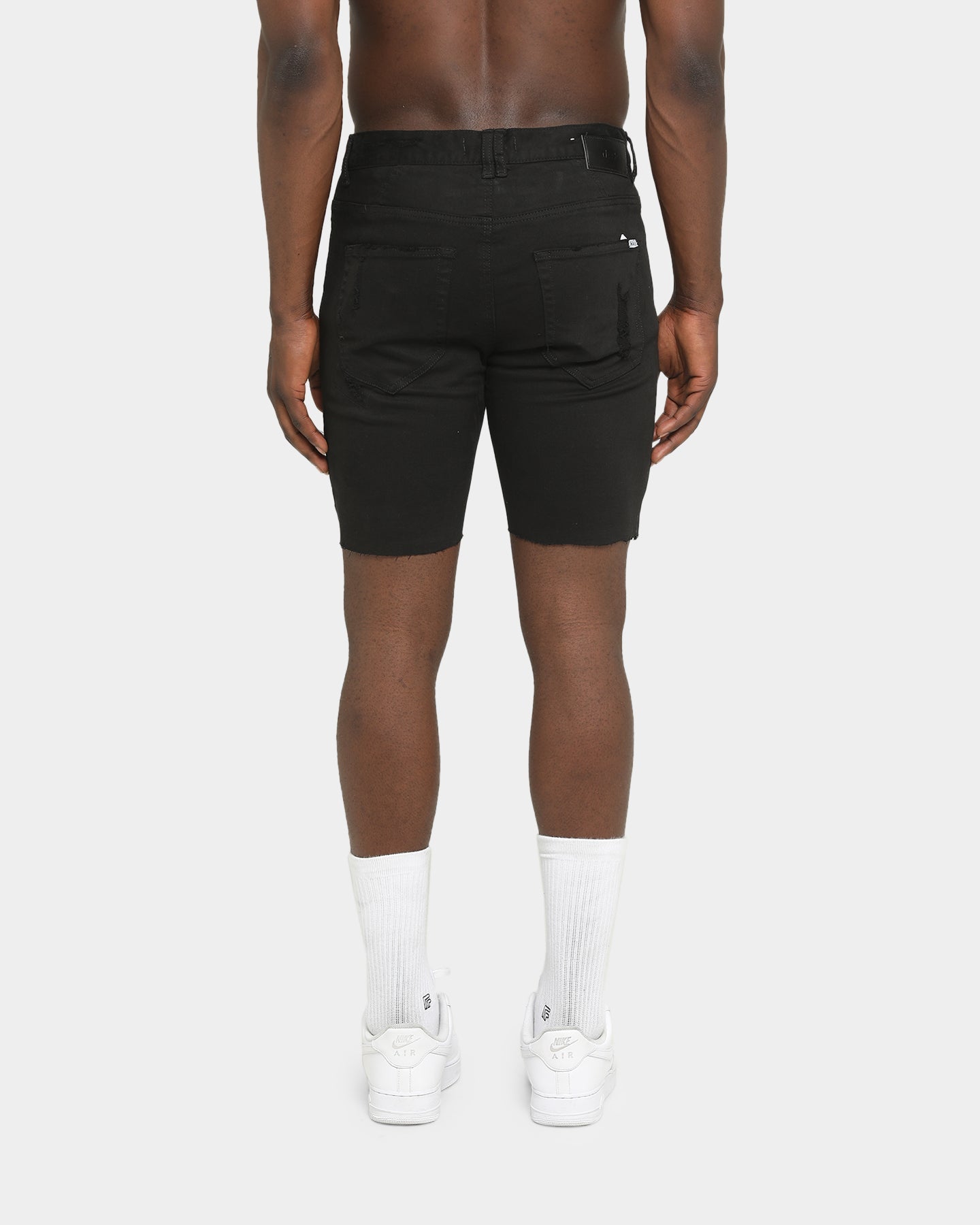 Nena And Pasadena Apocalypse Denim Shorts Black