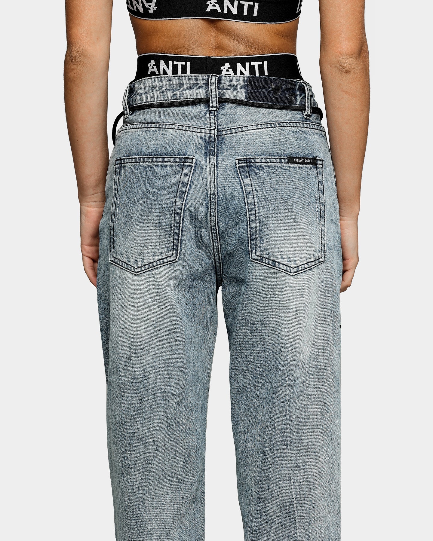 The Anti Order Women's Post Modern Relaxed Jean Bleached Blue
