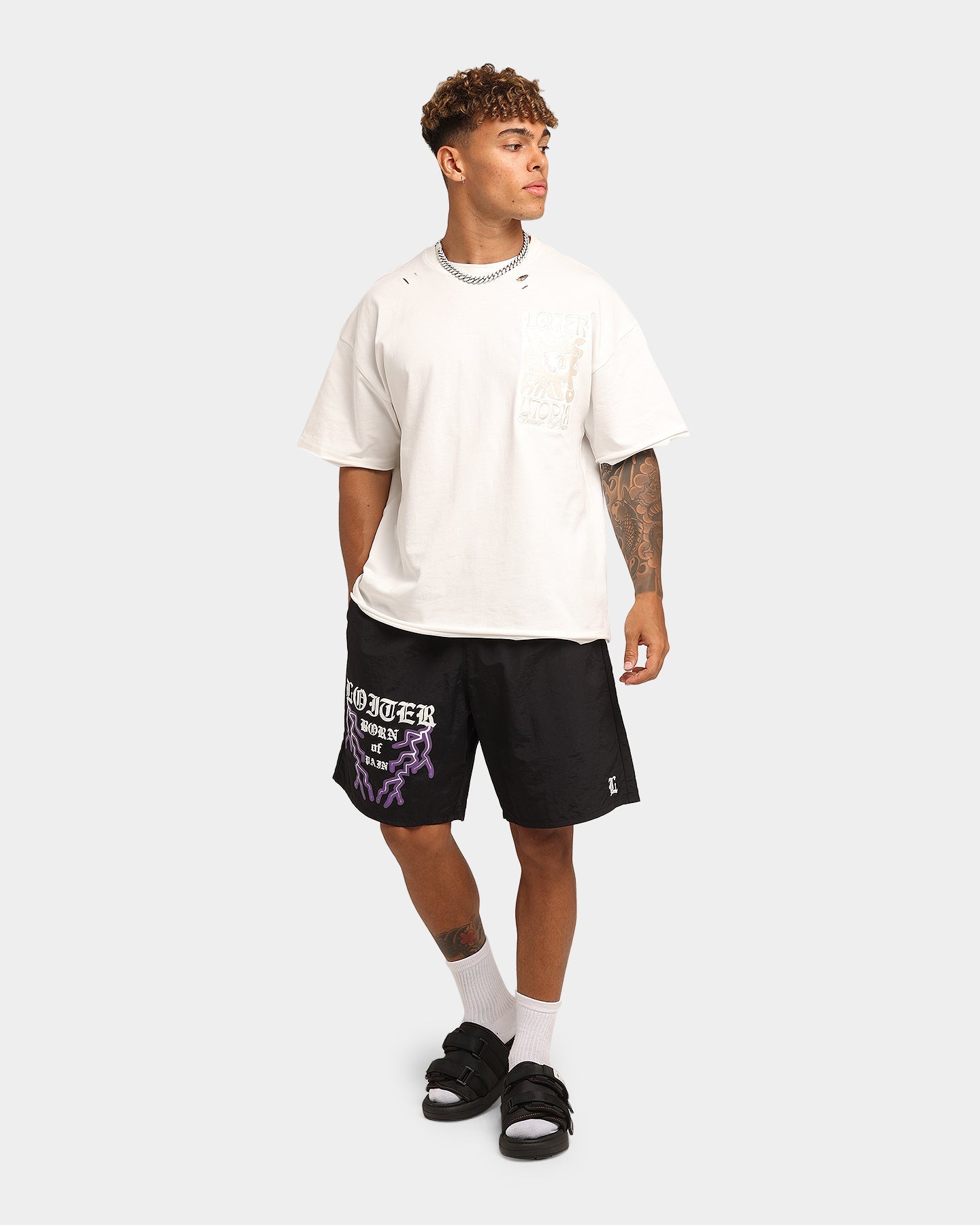 Loiter Born Of Pain Shorts Black