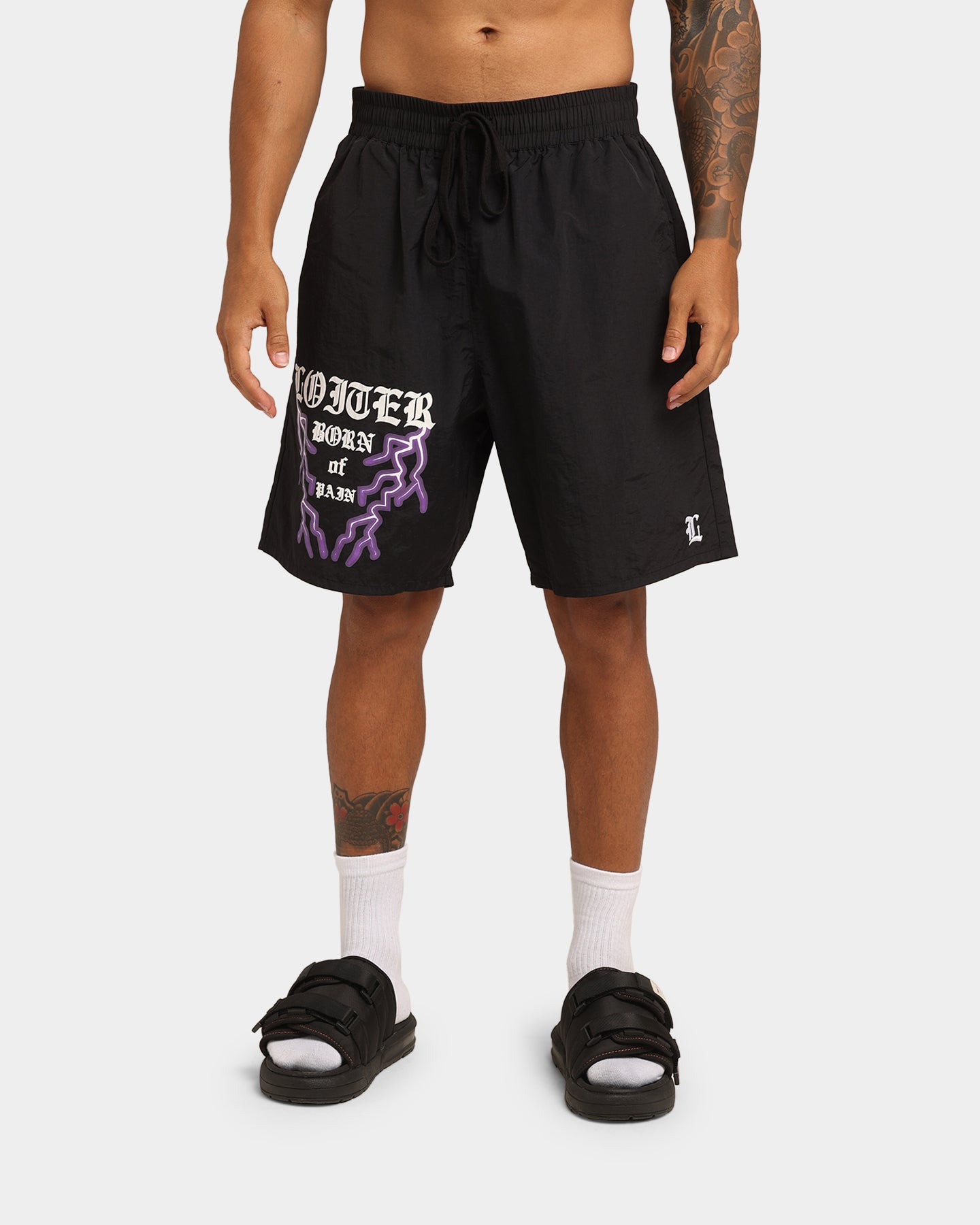 Loiter Born Of Pain Shorts Black