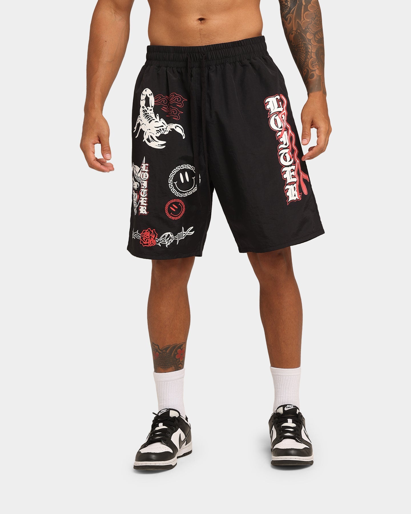 Loiter Hydra Shorts Black/Red