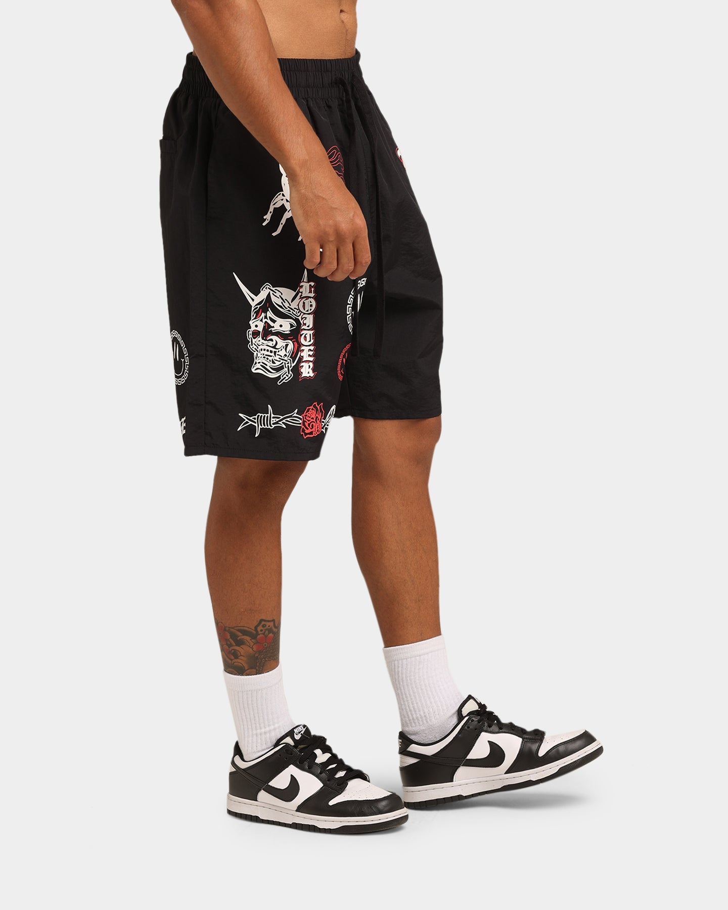 Loiter Hydra Shorts Black/Red