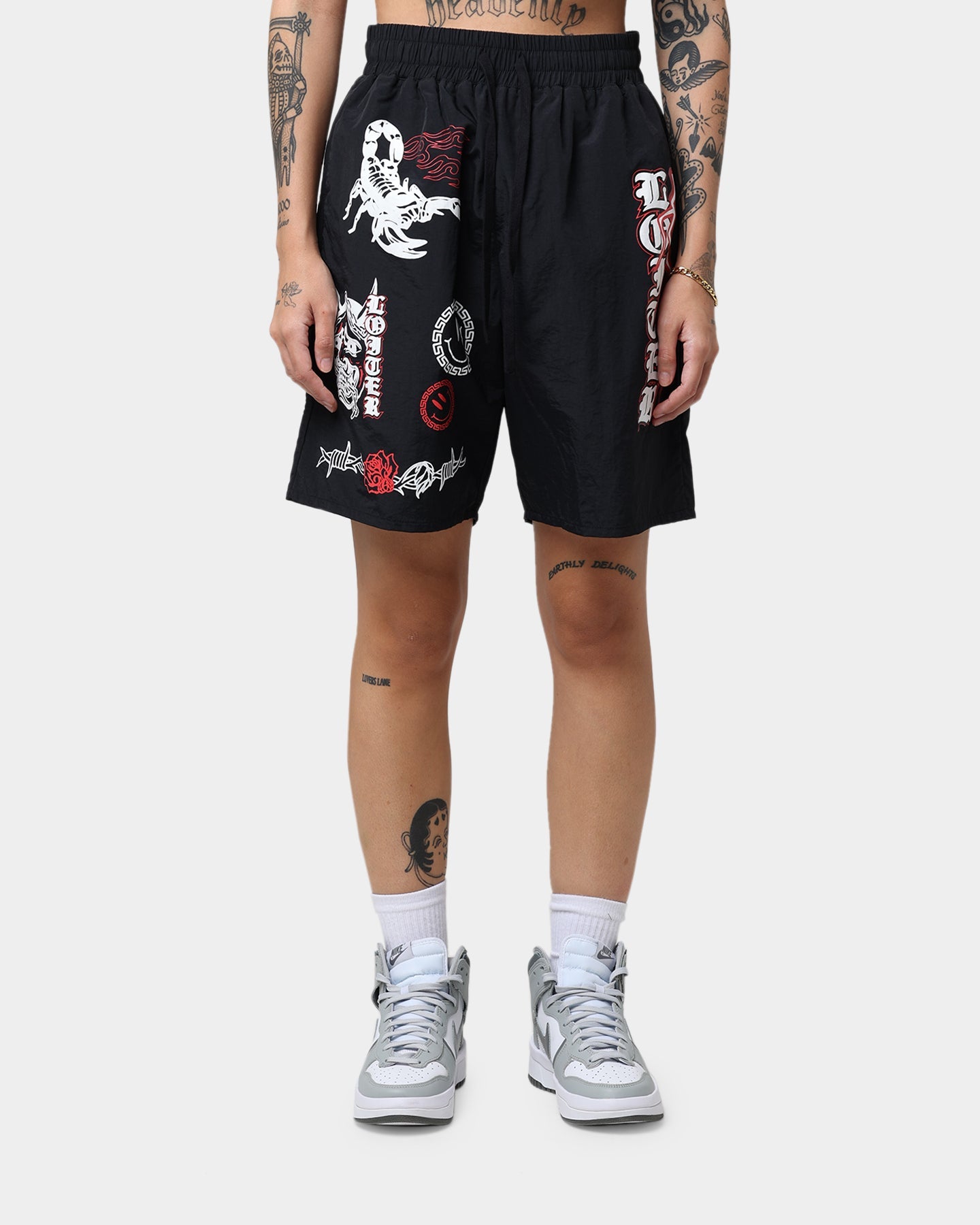 Loiter Hydra Shorts Black/Red
