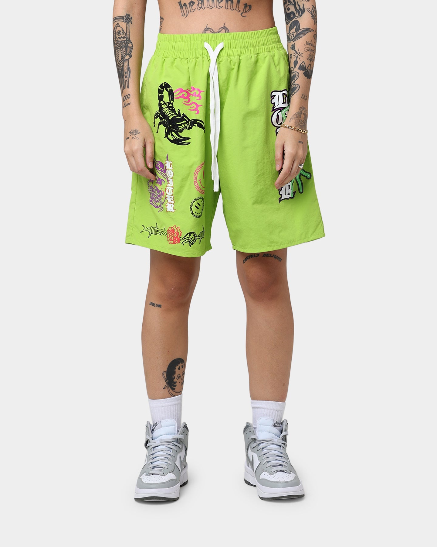 Loiter Hydra Shorts Neon Green