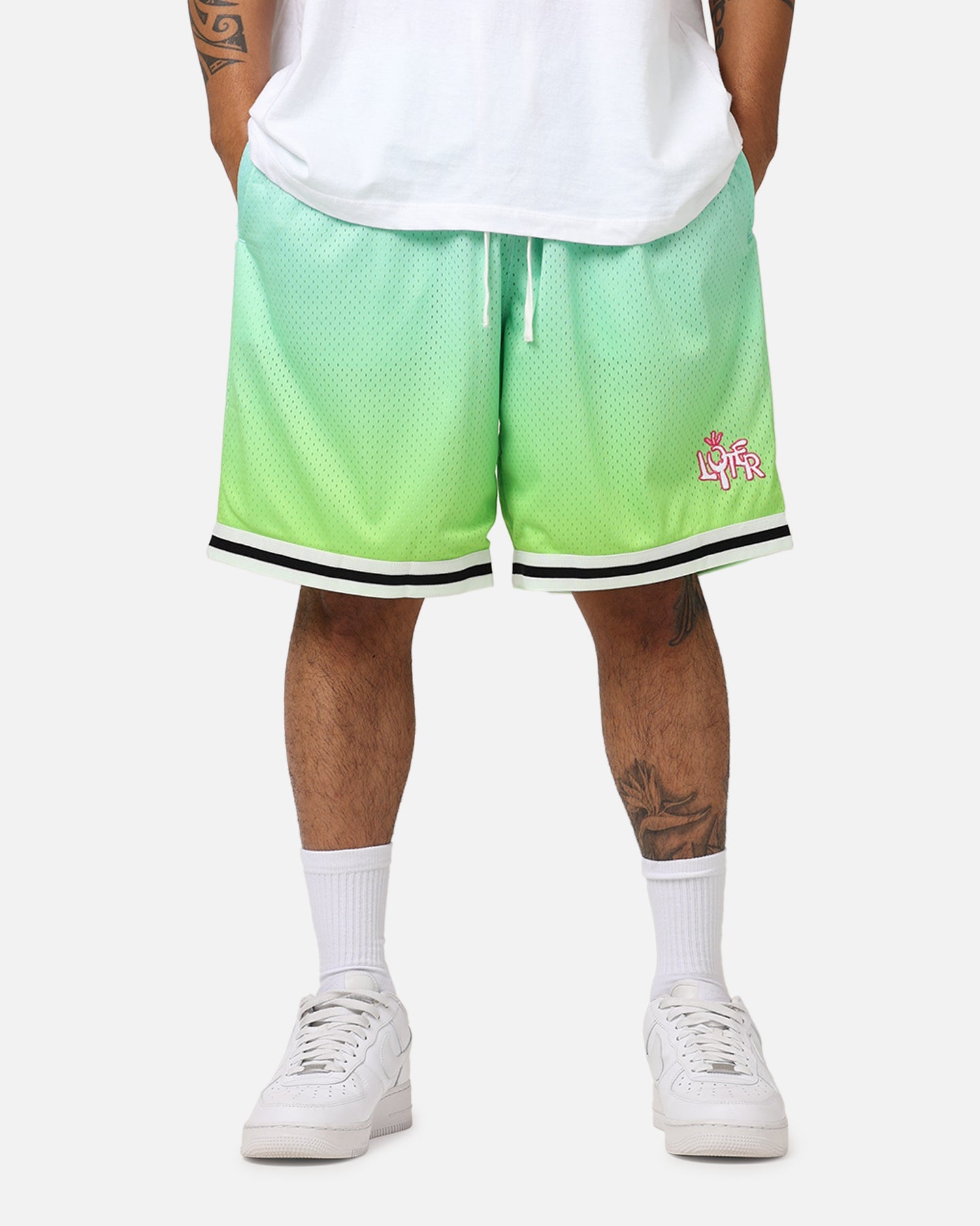 Loiter Gradient Basketball Shorts Green