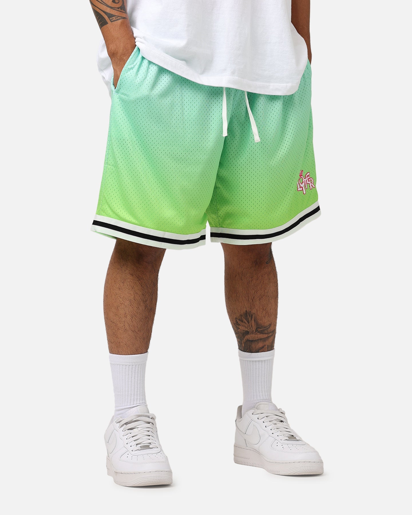 Loiter Gradient Basketball Shorts Green