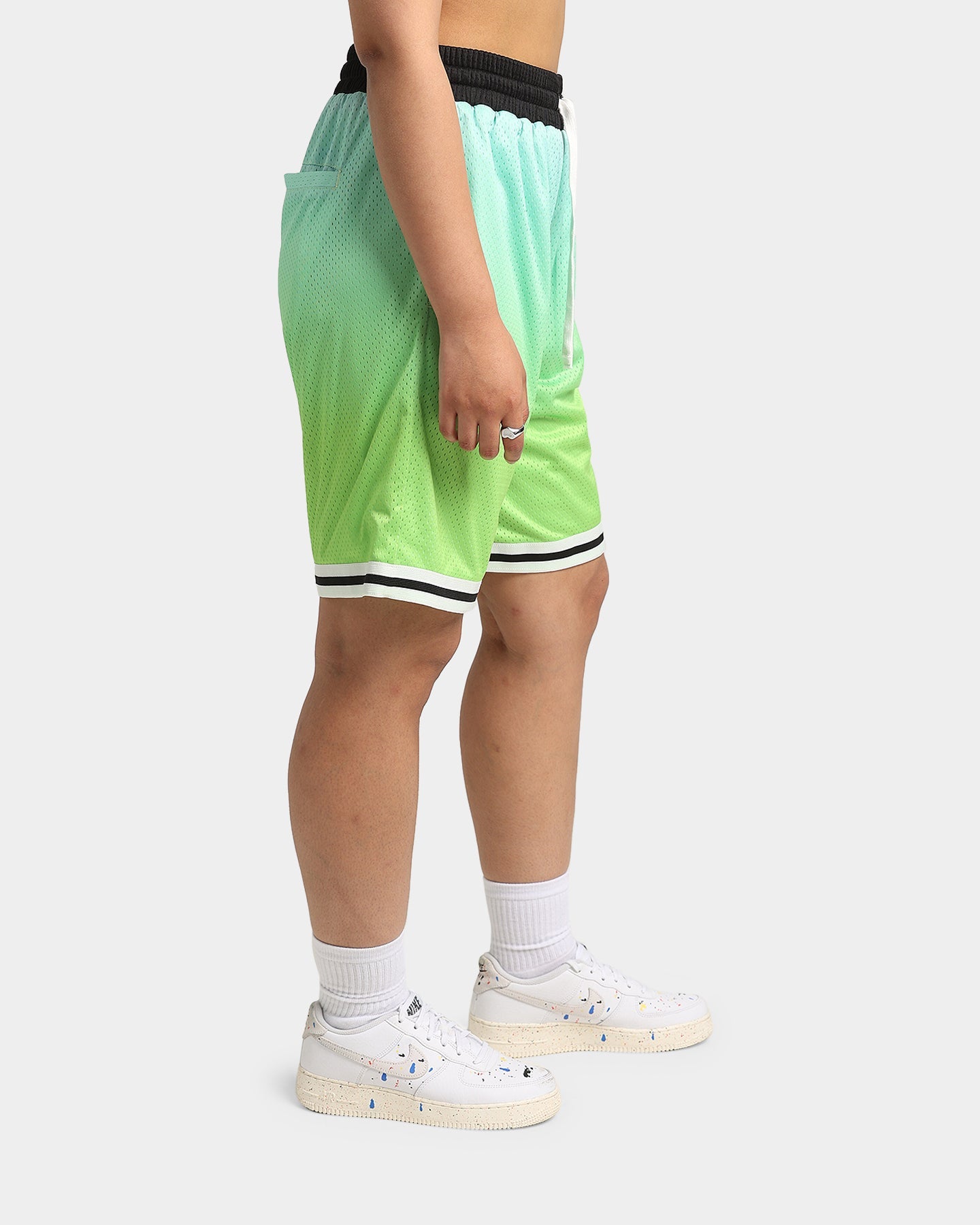 Loiter Gradient Basketball Shorts Green