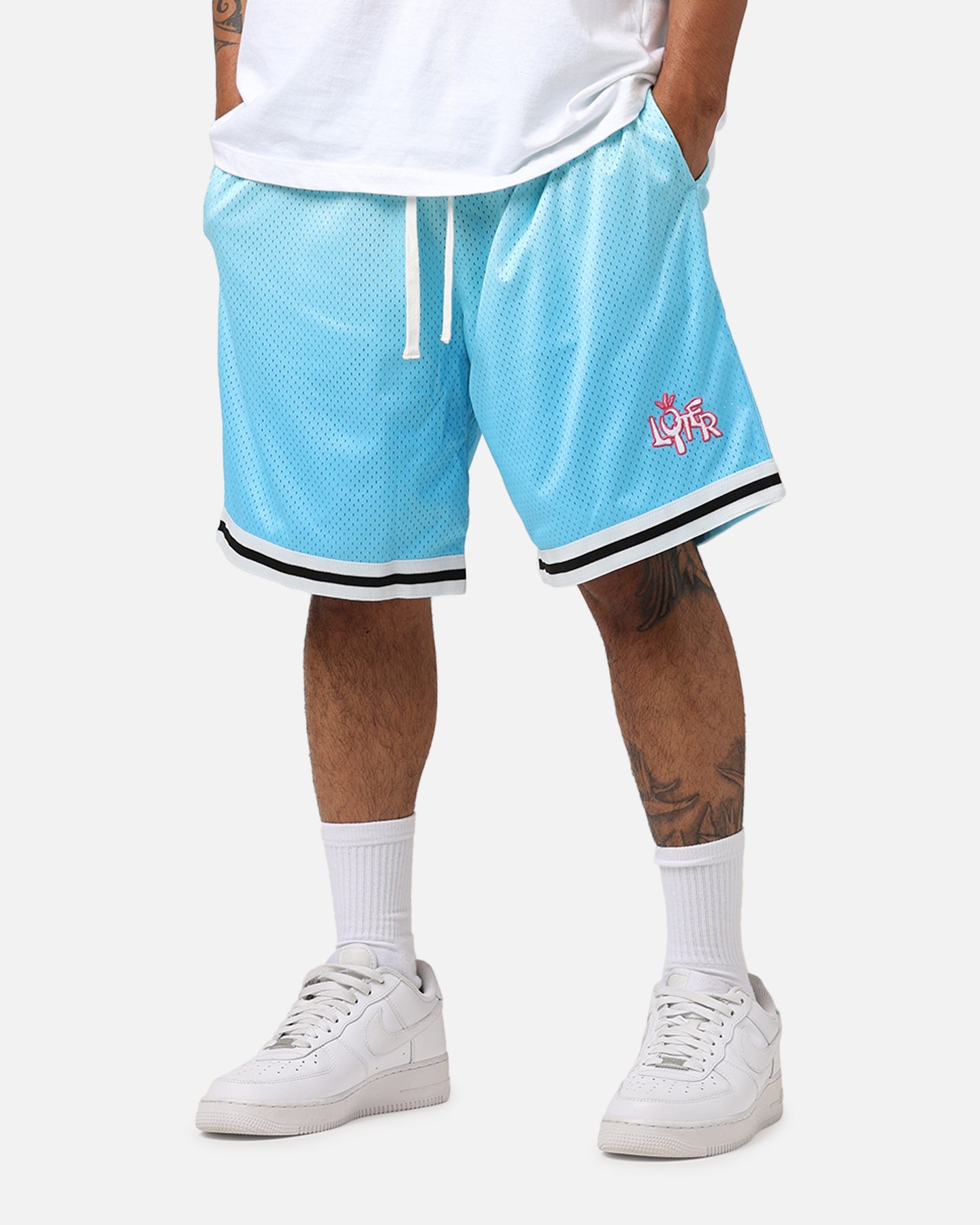 Loiter Gradient Basketball Shorts Blue