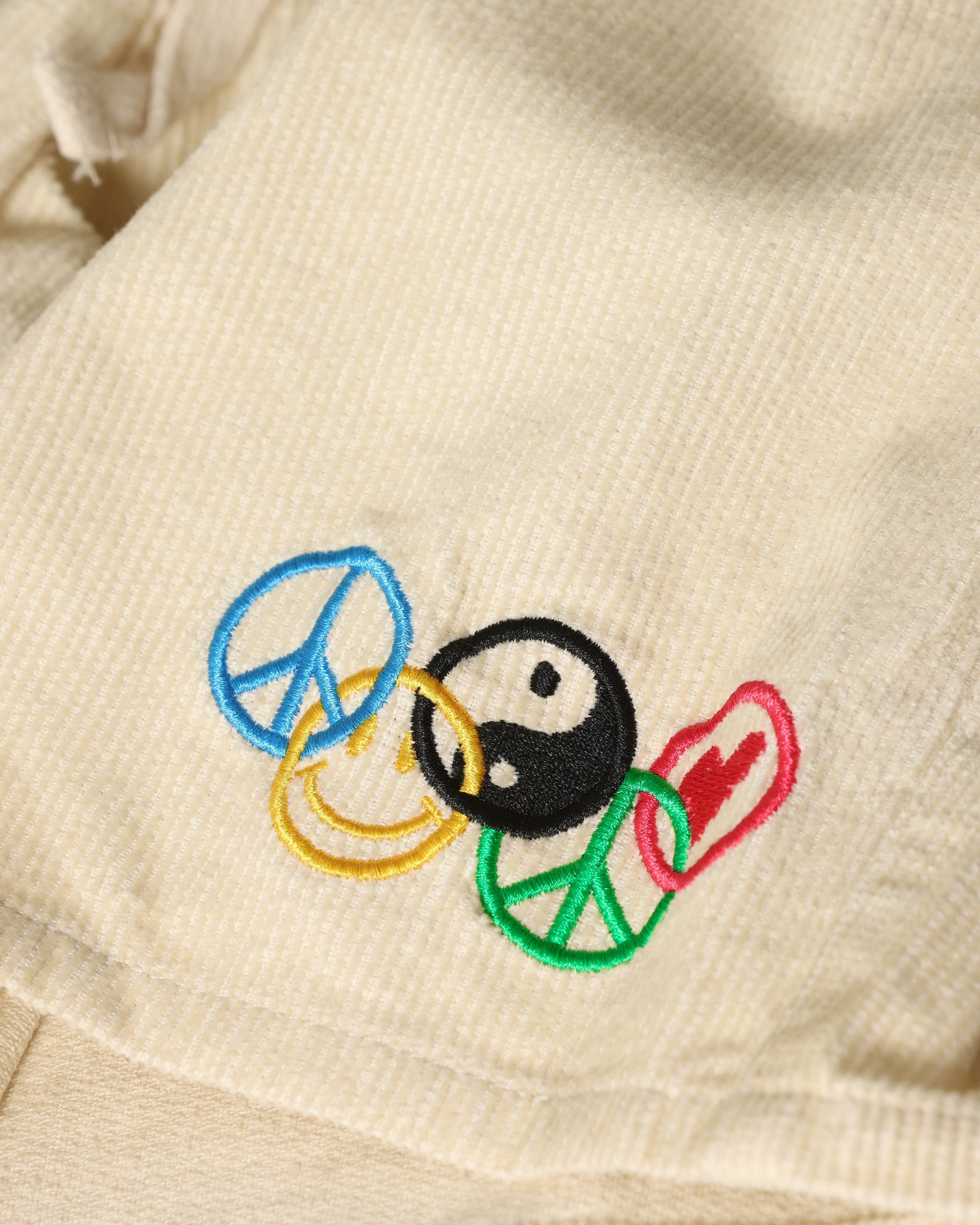 Loiter Tribute Walk Shorts Off White