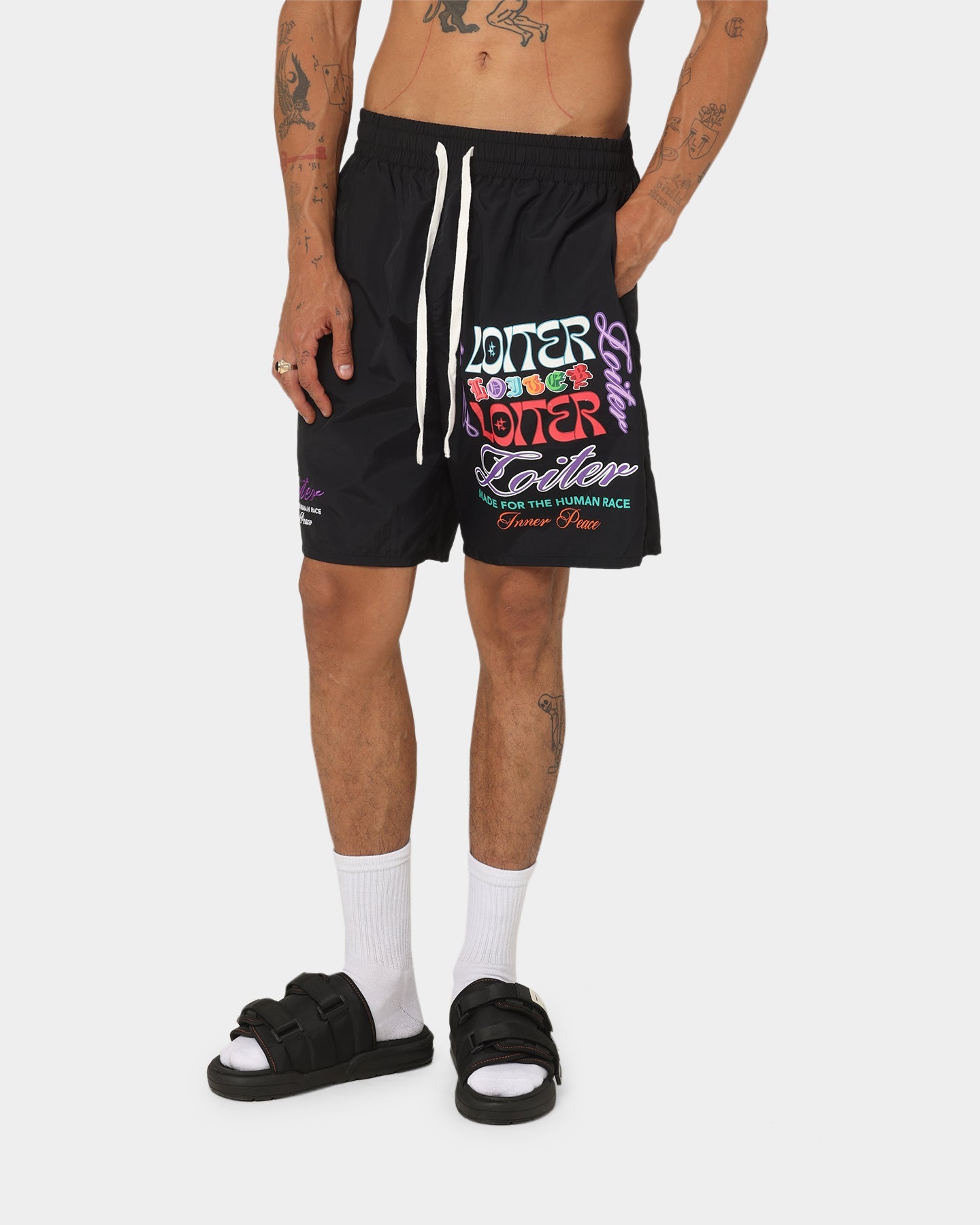 Loiter Forbidden Walk Shorts Black