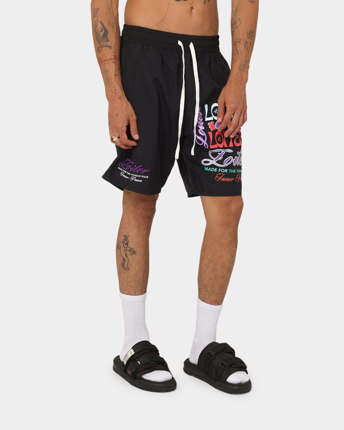 Loiter Forbidden Walk Shorts Black