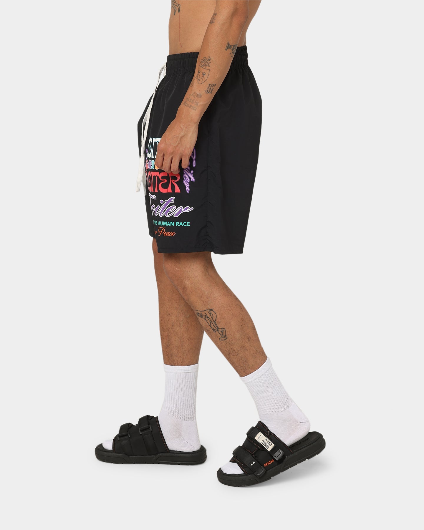 Loiter Forbidden Walk Shorts Black