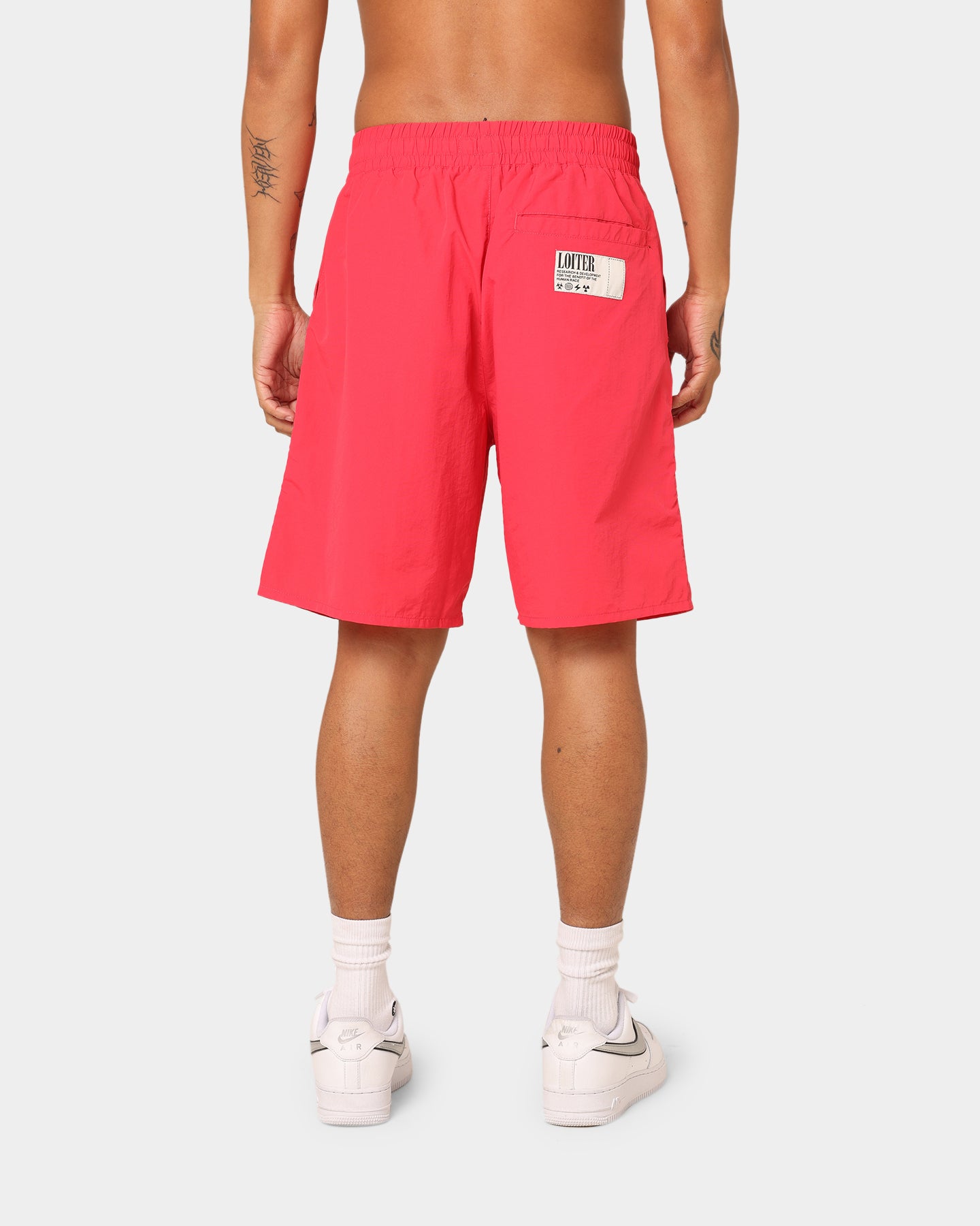 Loiter Forbidden Walk Shorts Red
