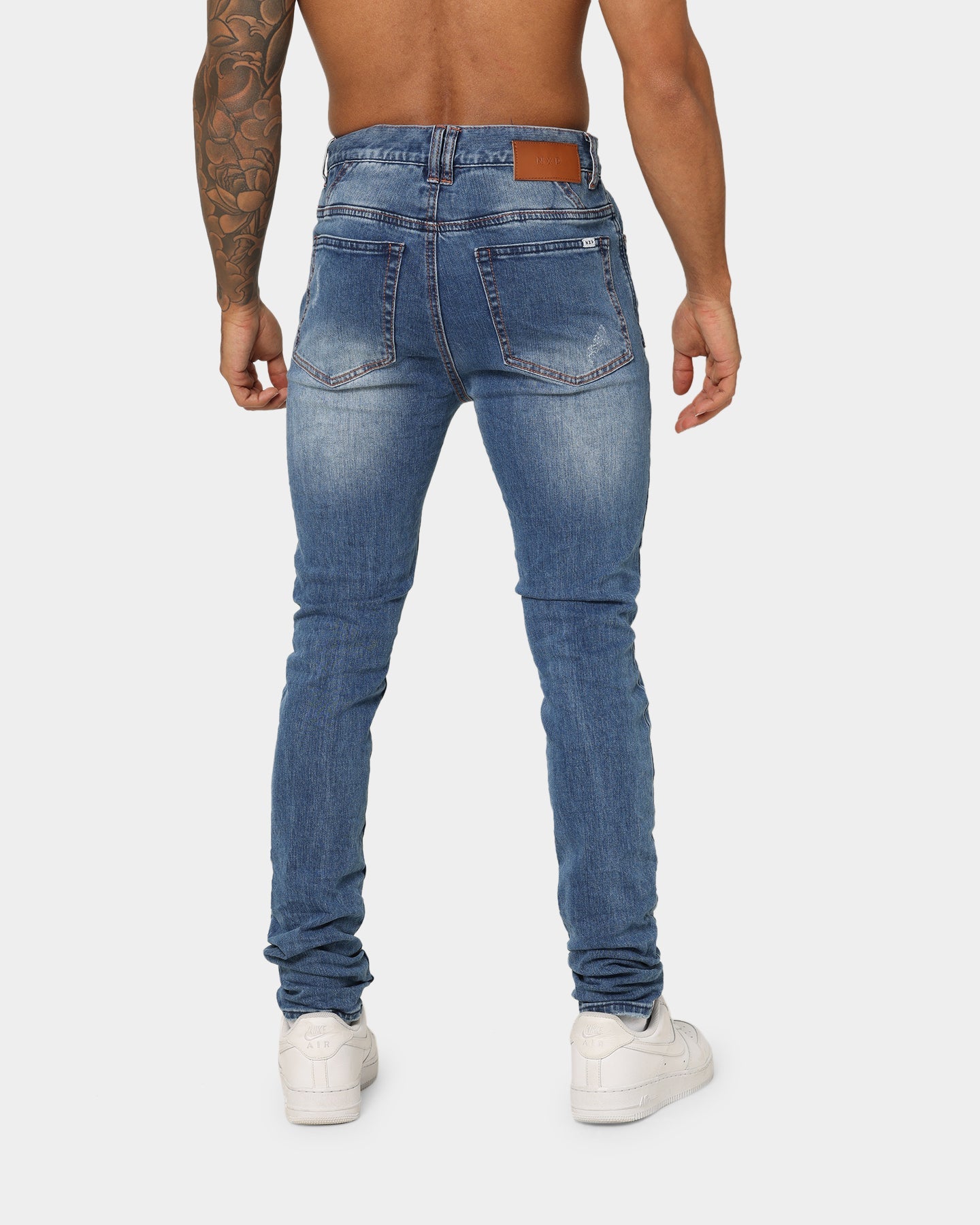 Nena And Pasadena Tyler Super Skinny Fit Jeans Arizona Blue