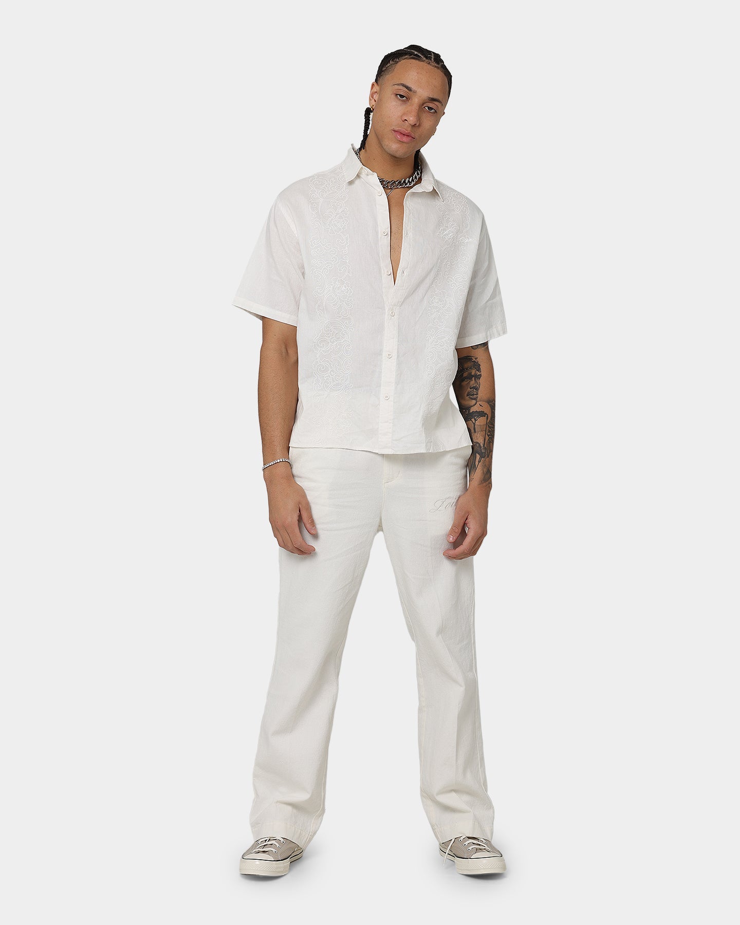 Loiter Utopia Linen Pants Ecru