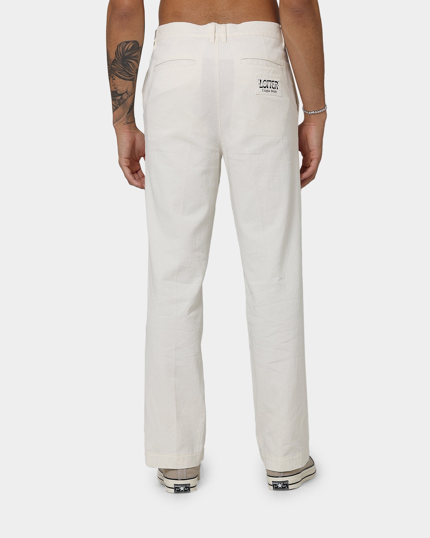 Loiter Utopia Linen Pants Ecru