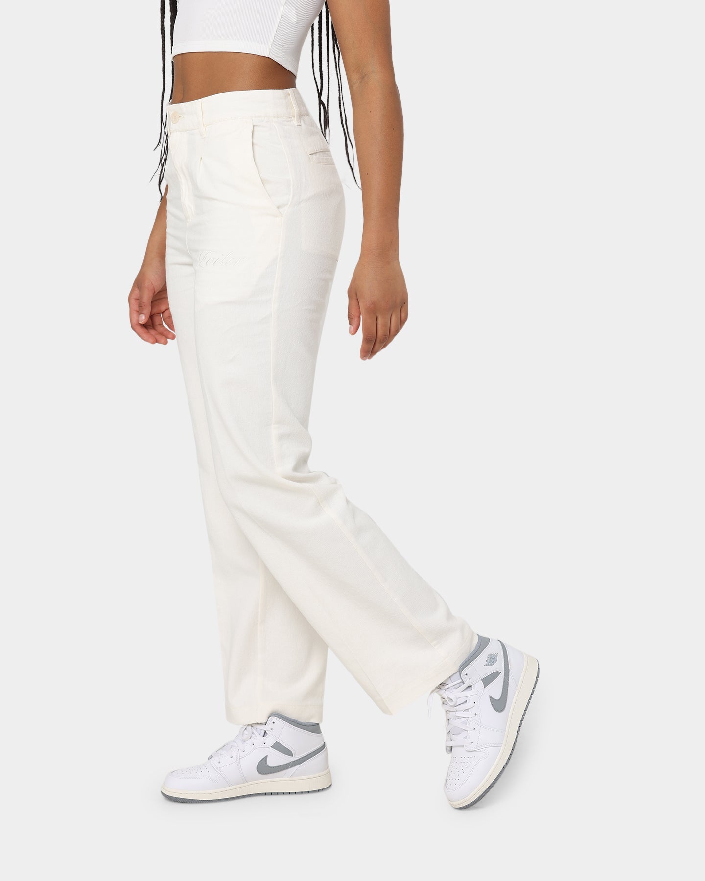 Loiter Utopia Linen Pants Ecru