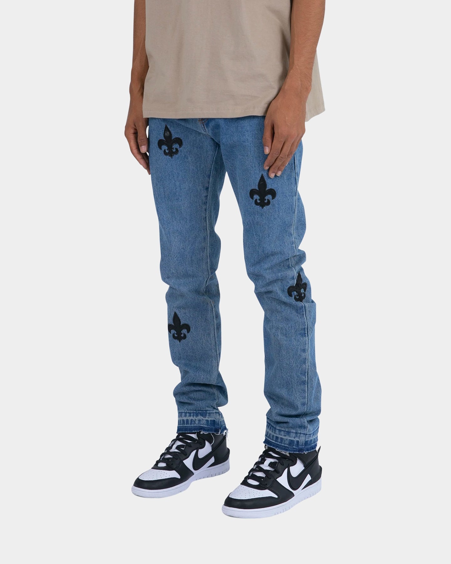 MNML D112 Fleur Denim Jeans Blue/Black