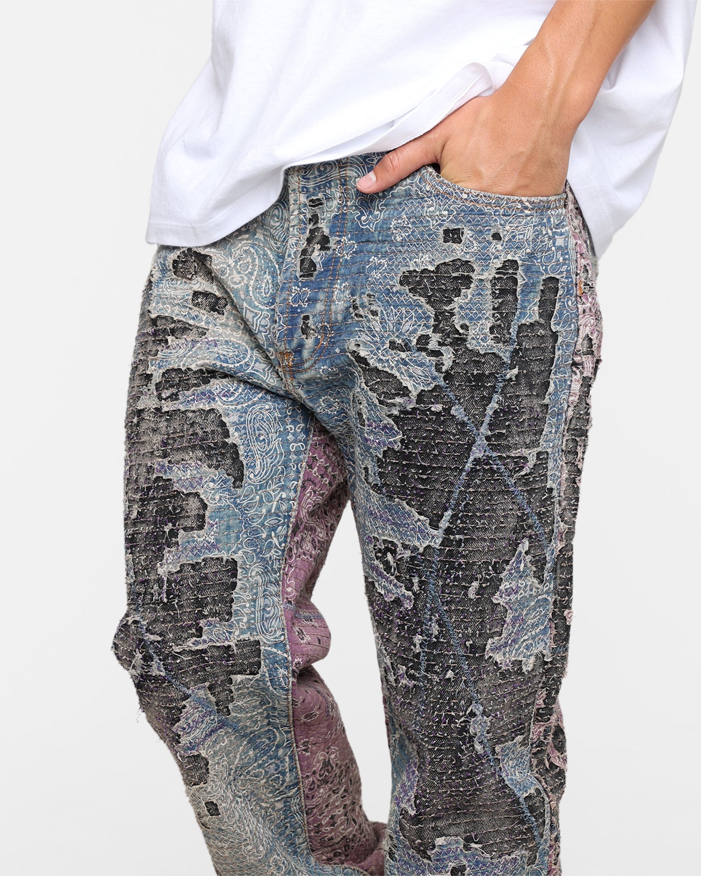 MNML V488 Boro Denim Jeans Multi