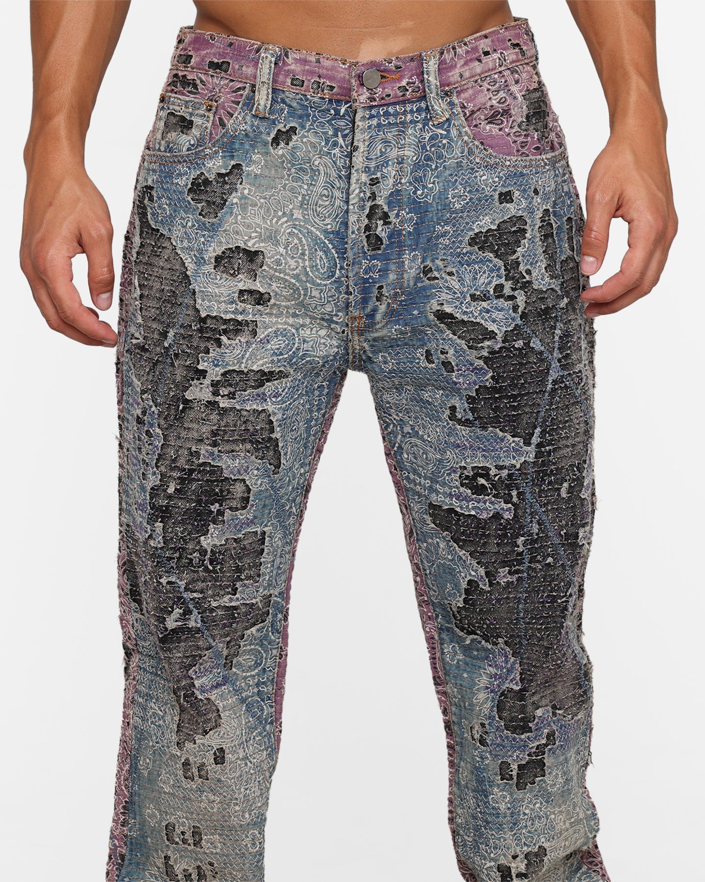 MNML V488 Boro Denim Jeans Multi