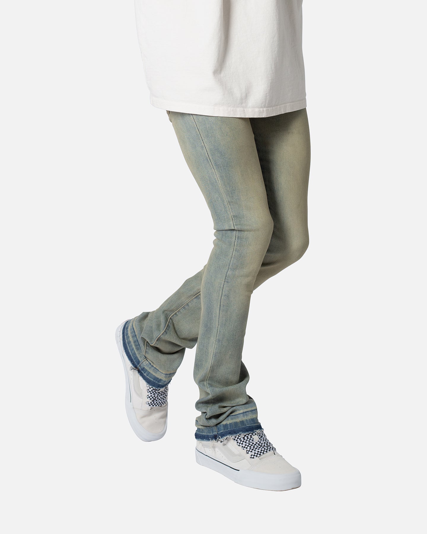 MNML X514 Skinny Stacked Denim Jeans Vintage Blue