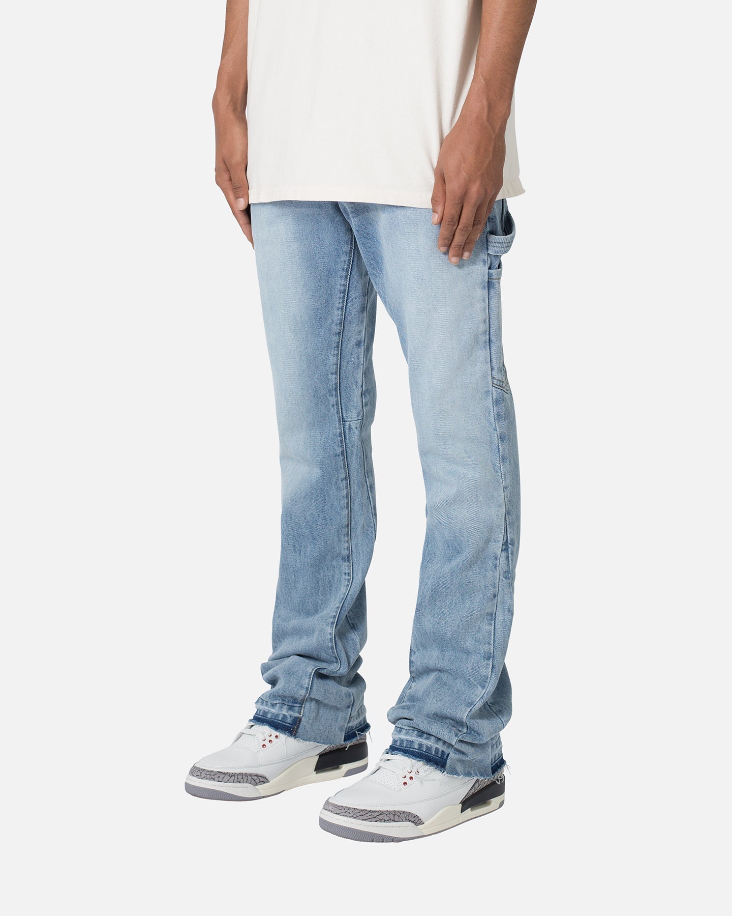 MNML B531 Carpenter Flare Denim Jeans Blue