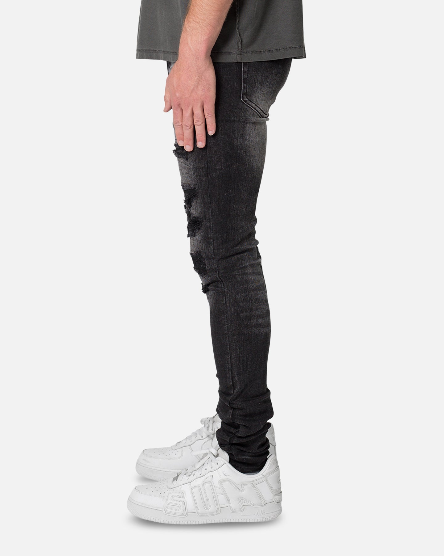 MNML X539 Skinny Denim Jeans Black