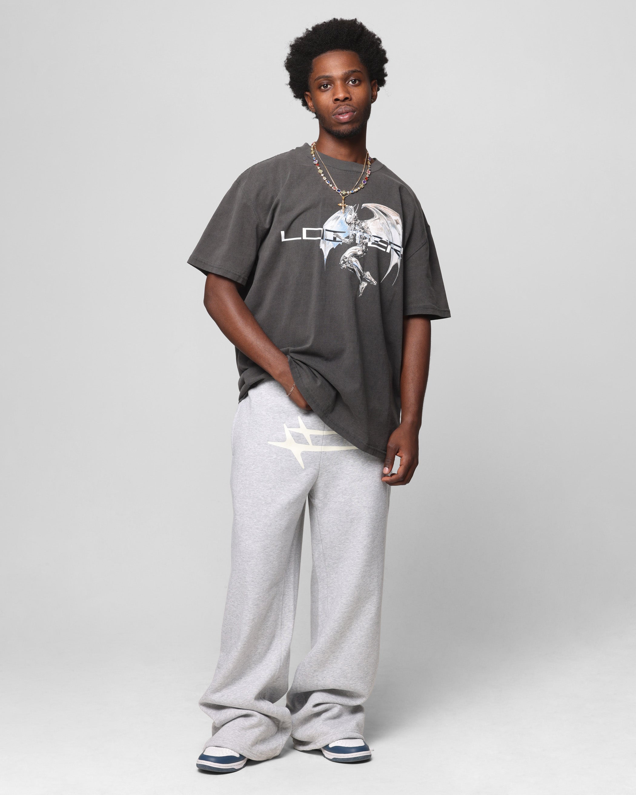 Loiter Hybrid Sweatpants Grey Marle