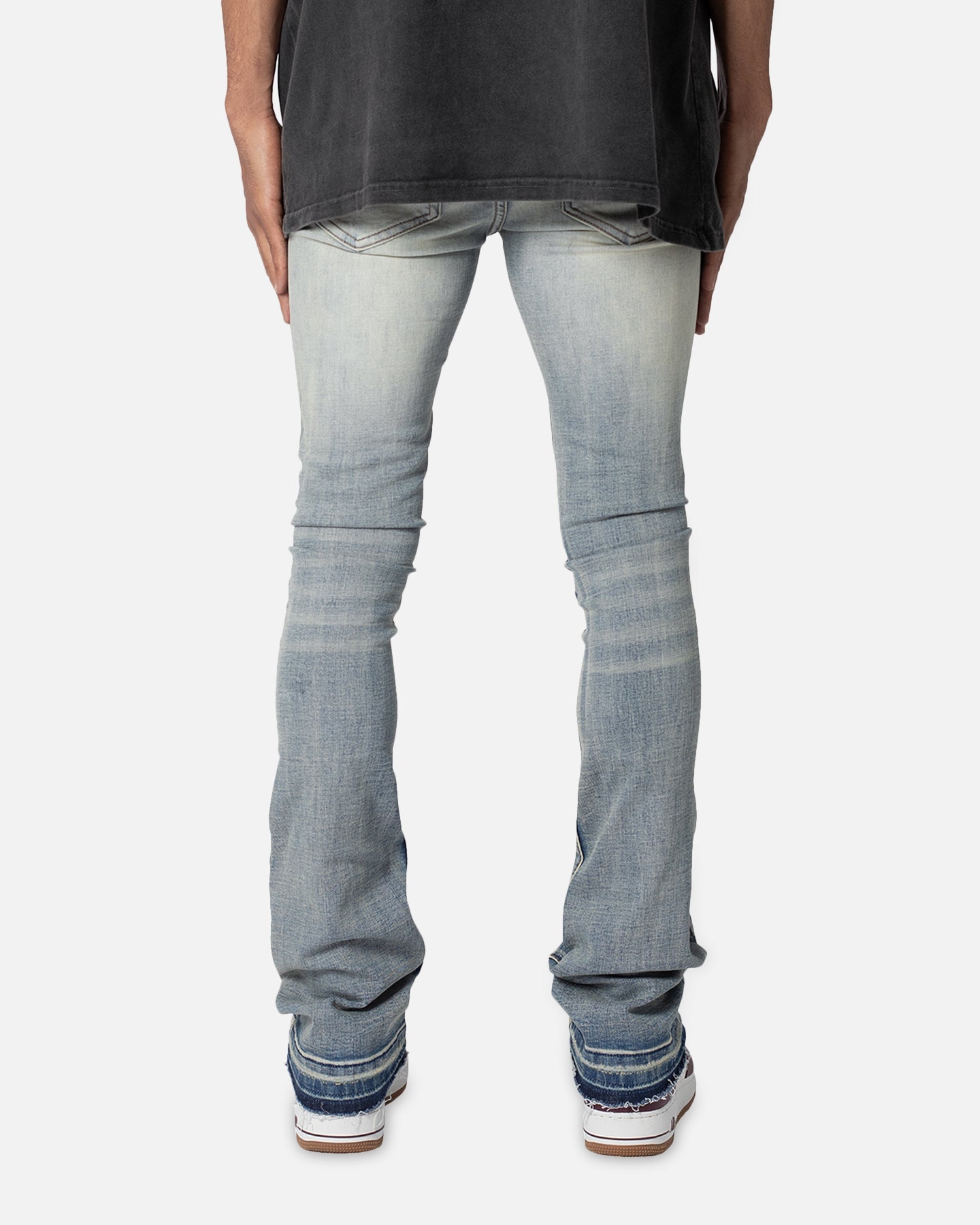 MNML X514 Skinny Stacked Denim Jeans Medium Blue