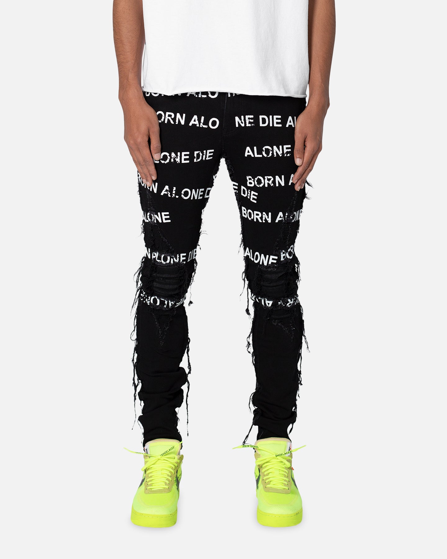 MNML X563 Skinny Creek Denim Jeans Black