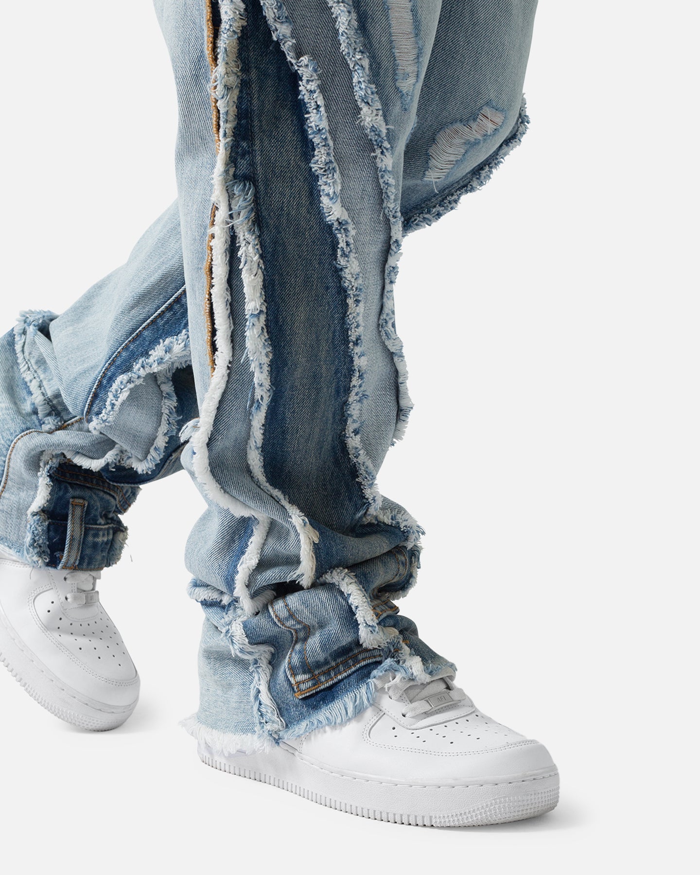 MNML B373 Flare Denim Jeans Light Blue