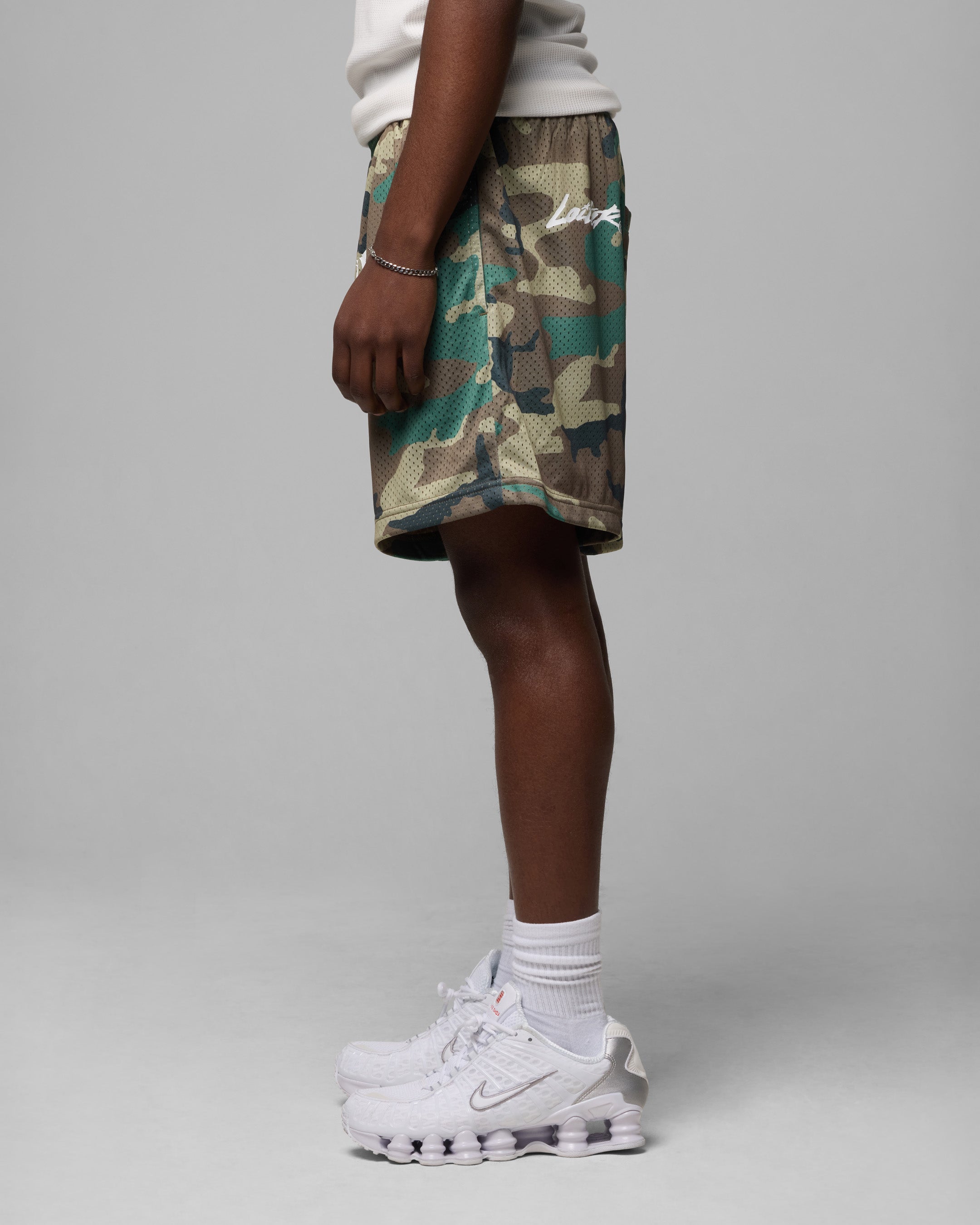 Loiter Excalibur Mesh Shorts Woodland Camo