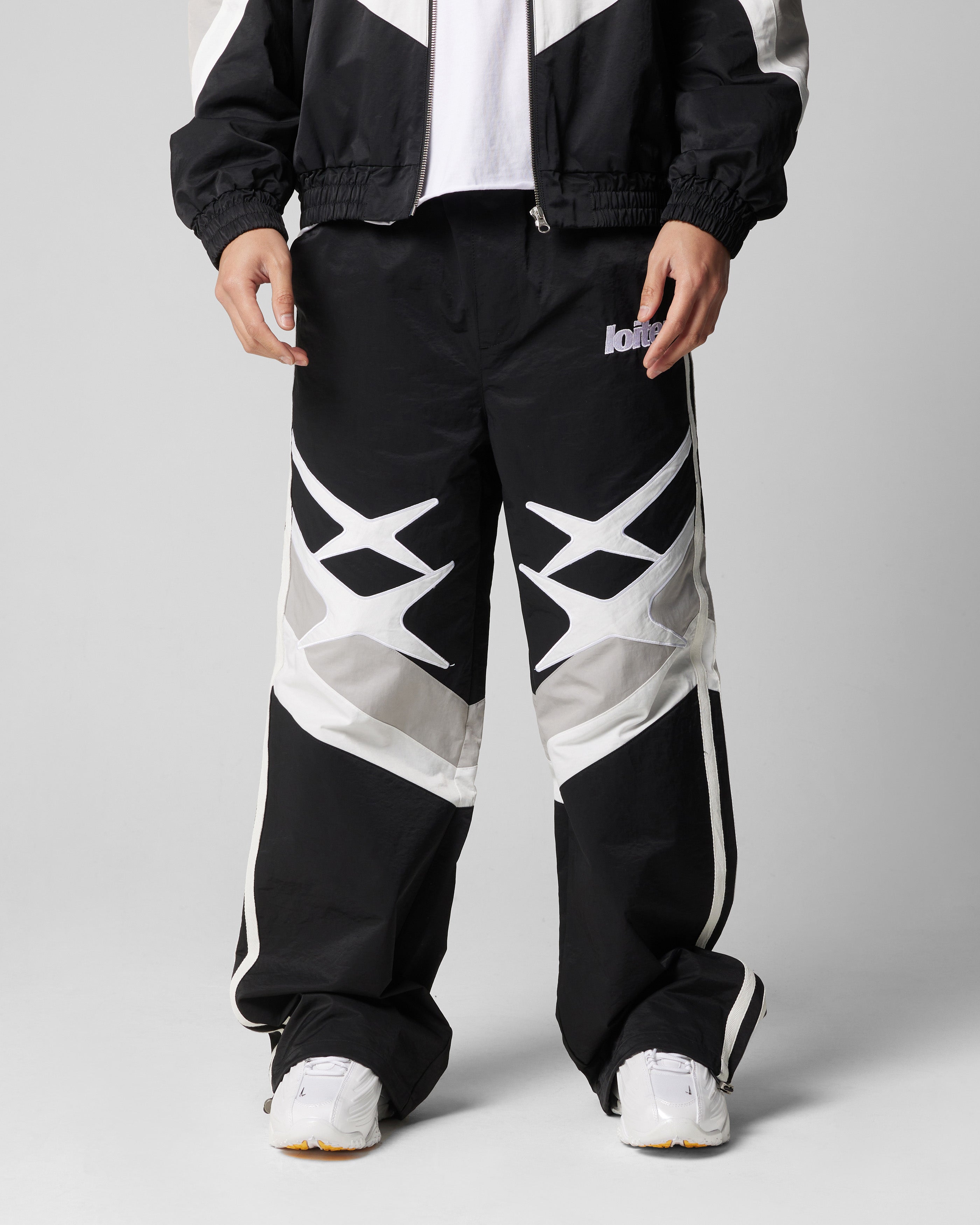 Loiter Hybrid Trackpants Black/Grey