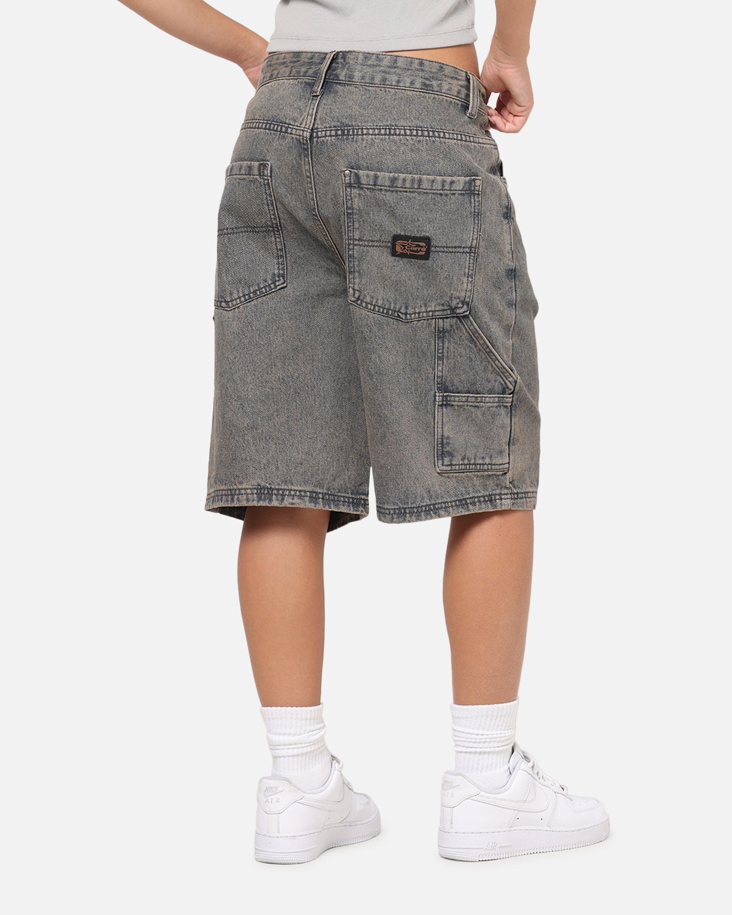 Carre Carpenter Jorts Washed Grey