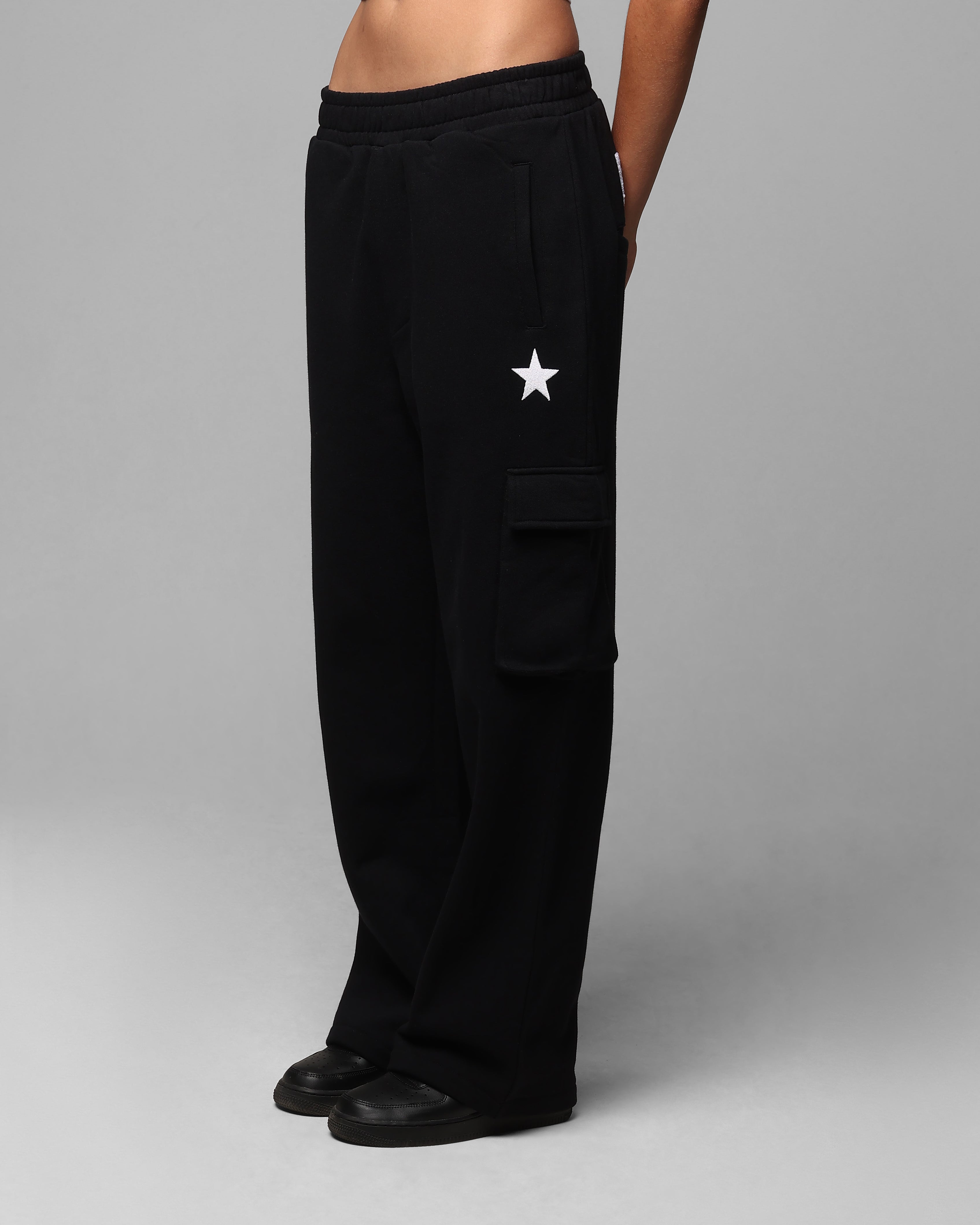 Loiter Premium Essentials Sweatpants Black/White