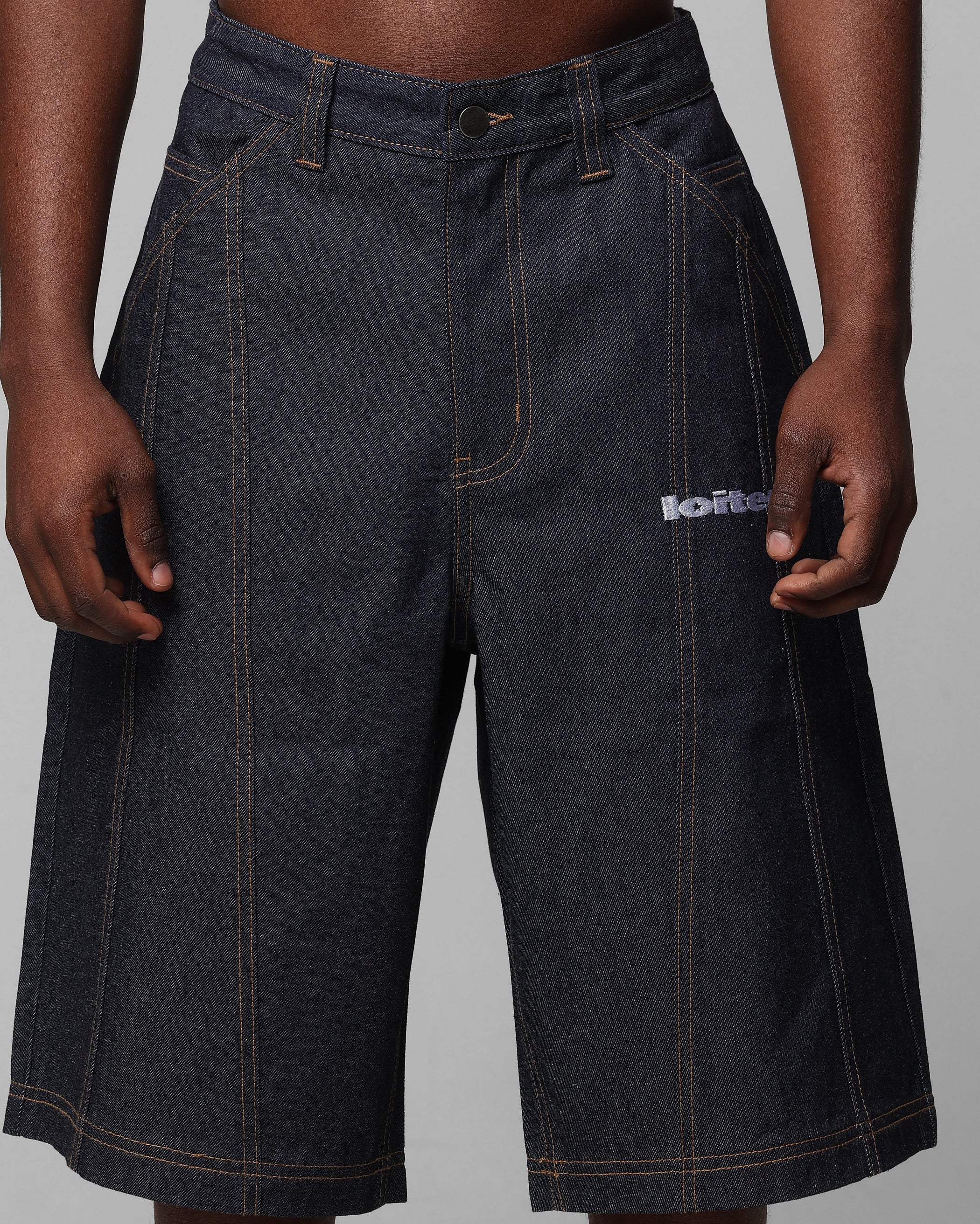 Loiter Collateral Panel Jorts Raw Indigo