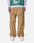 MNML Ultra Baggy Grid Lock Denim Pants Brown