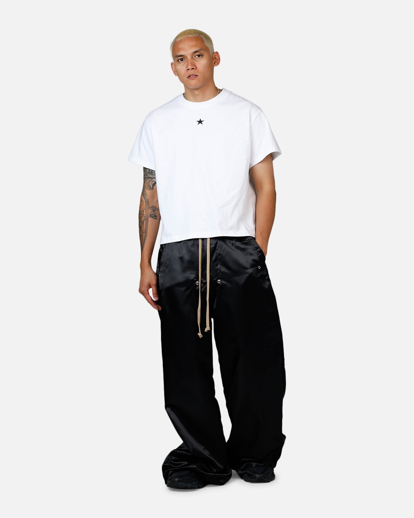 MNML Cupro Rave Pants Black