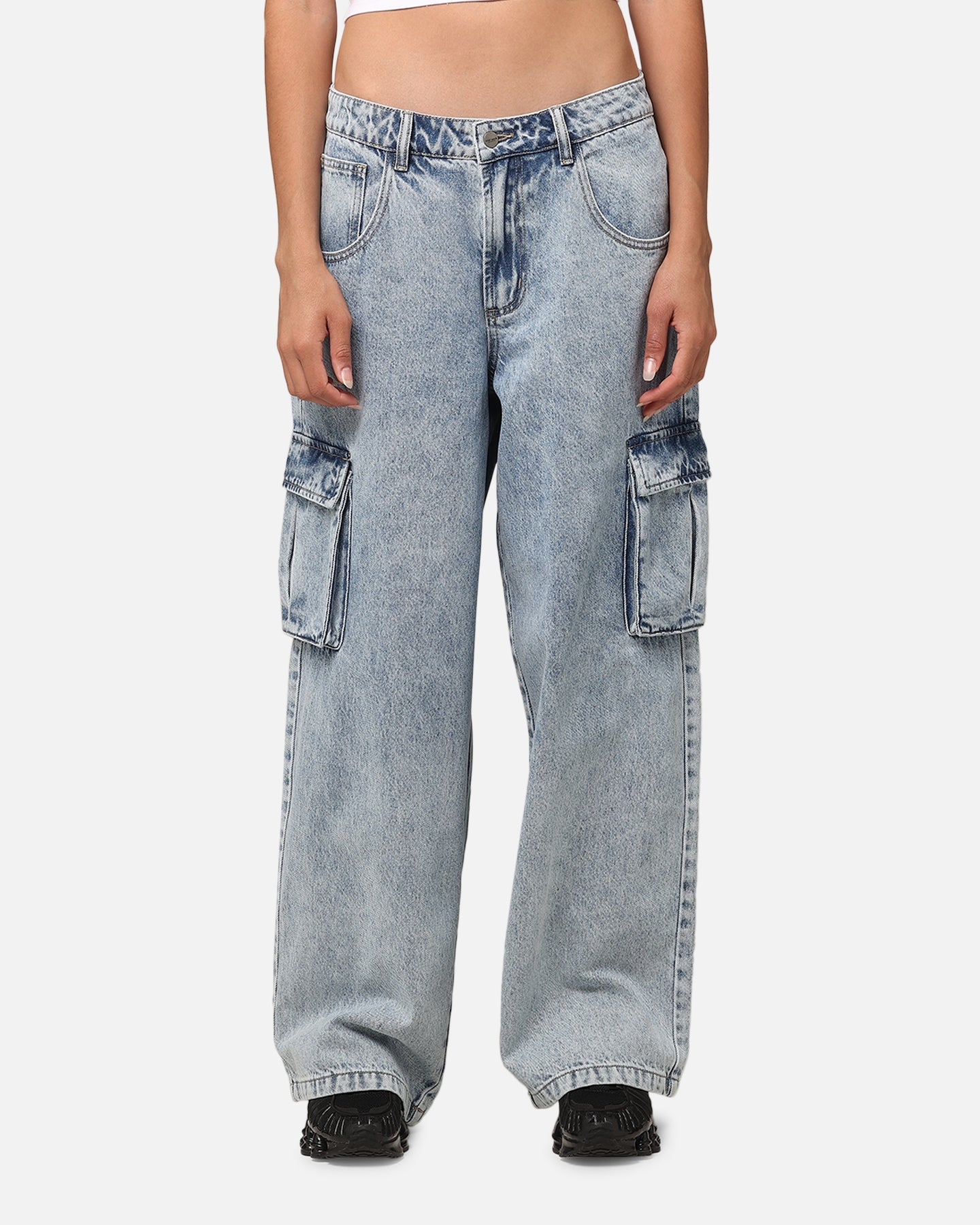 Saint Morta Cargo Jeans Light Blue