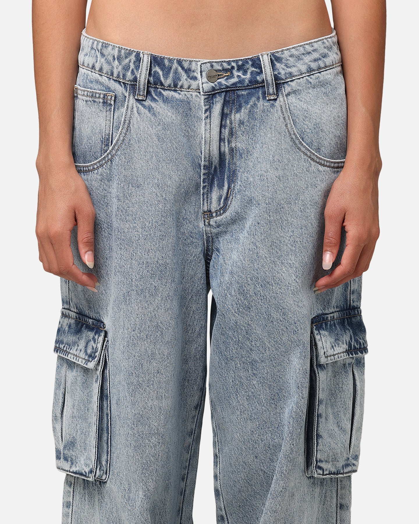 Saint Morta Cargo Jeans Light Blue