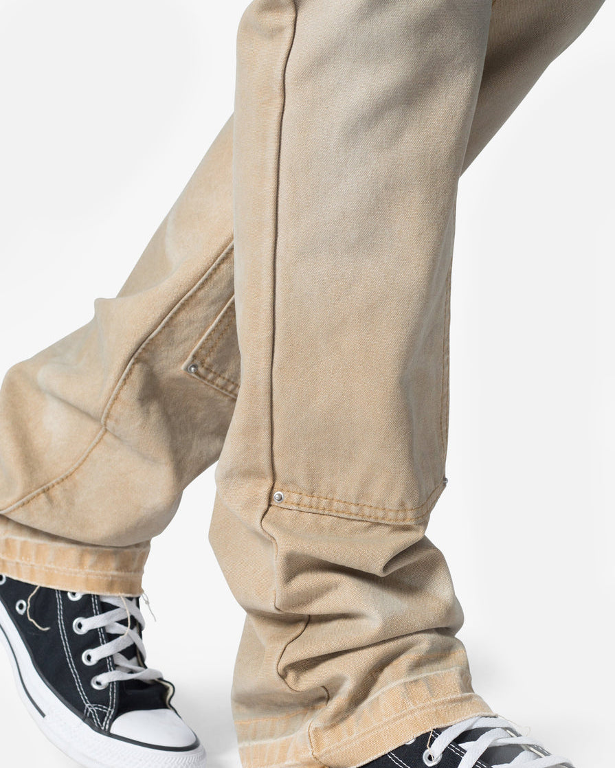 MNML B644 Flare Burnt Cowboy Denim Jeans Black/Brown