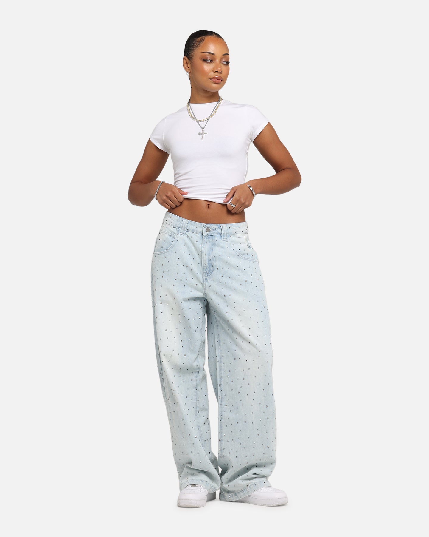 Saint Morta Amplus Glamourama Jeans Blue Dust