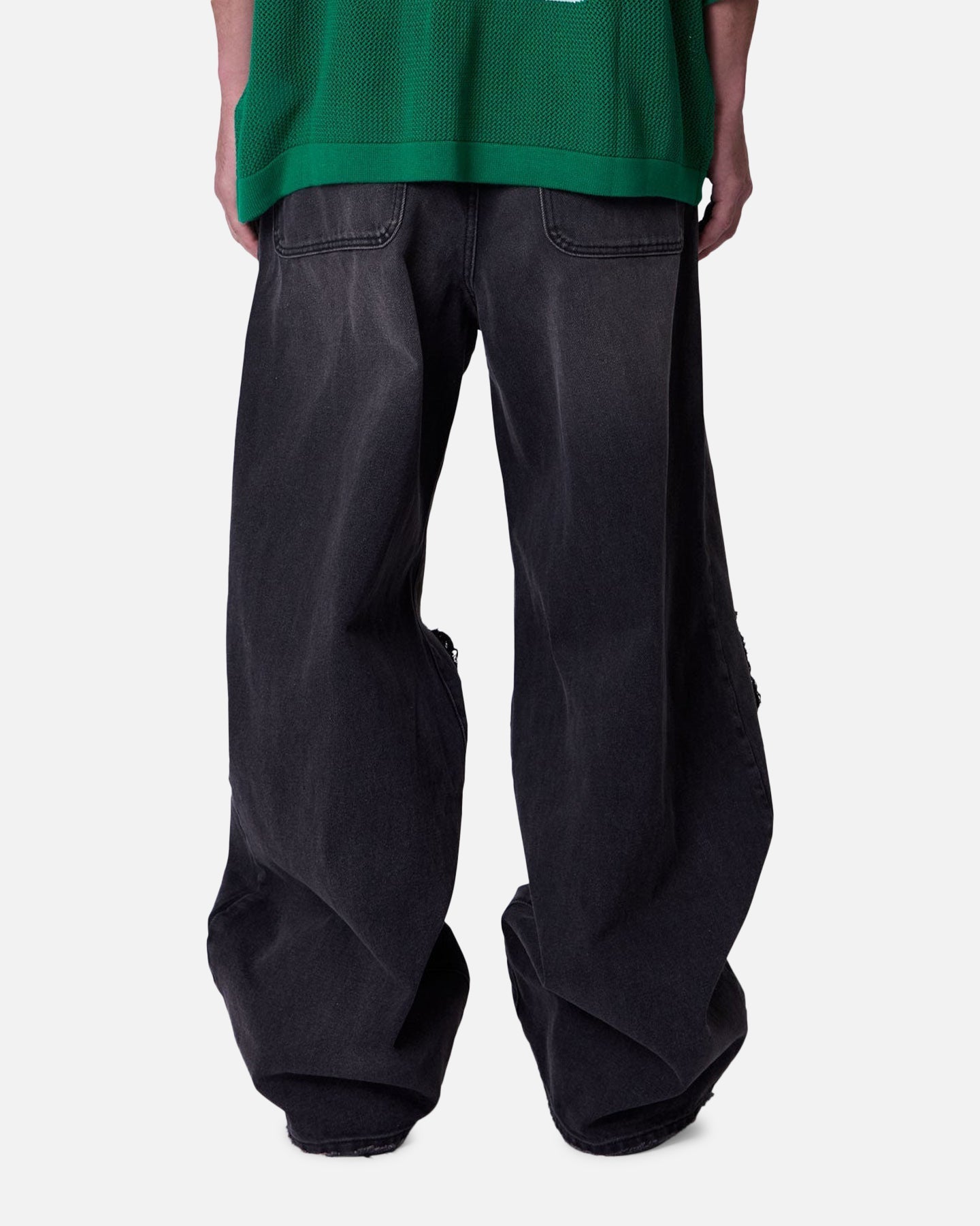 MNML Rave Distressed Jeans Vintage Black