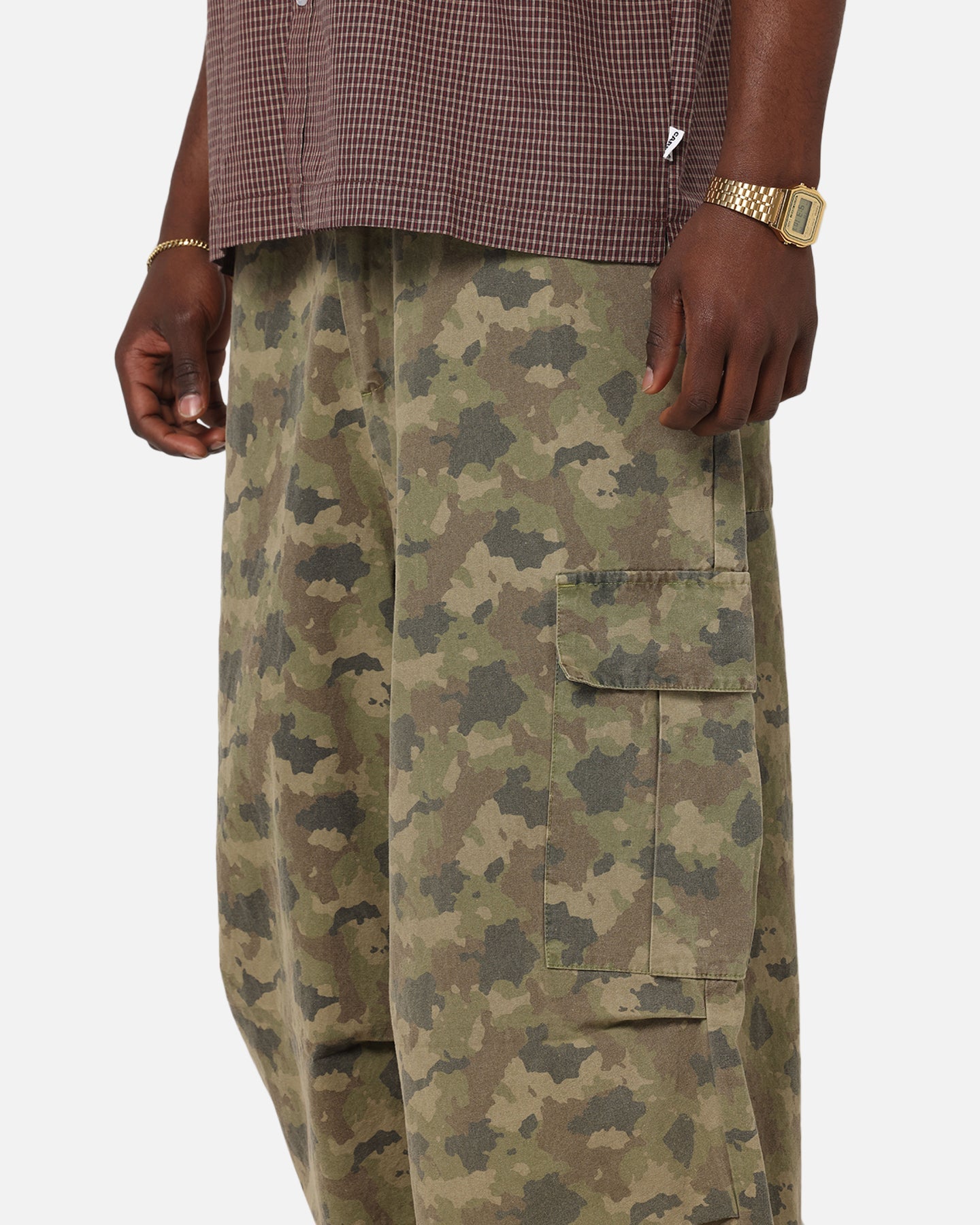Carre Baggy Cargo Pants Camo