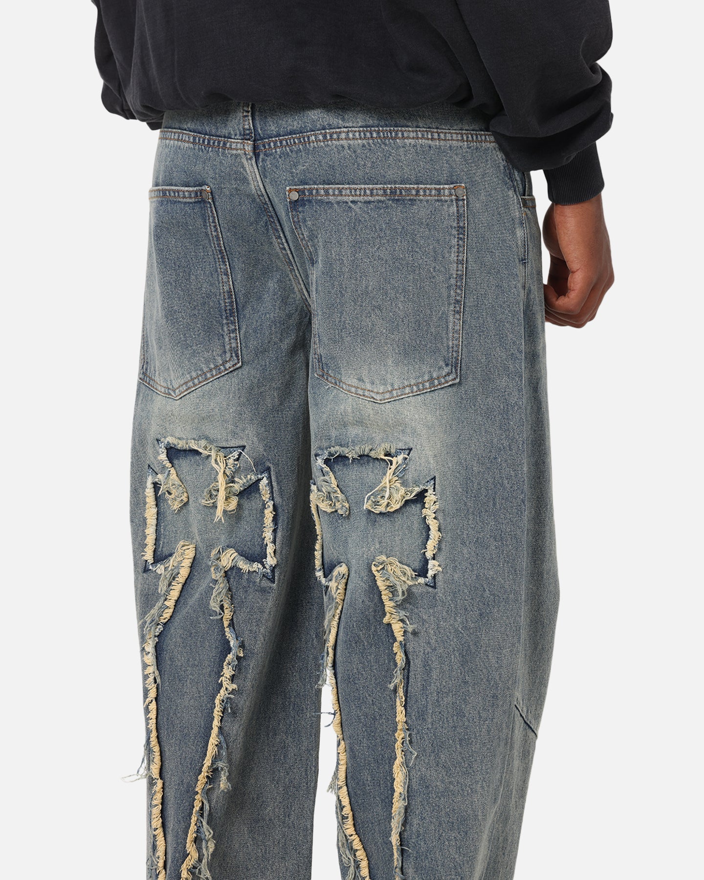 Saint Morta Amplus Crossfire Jeans Dirty Denim