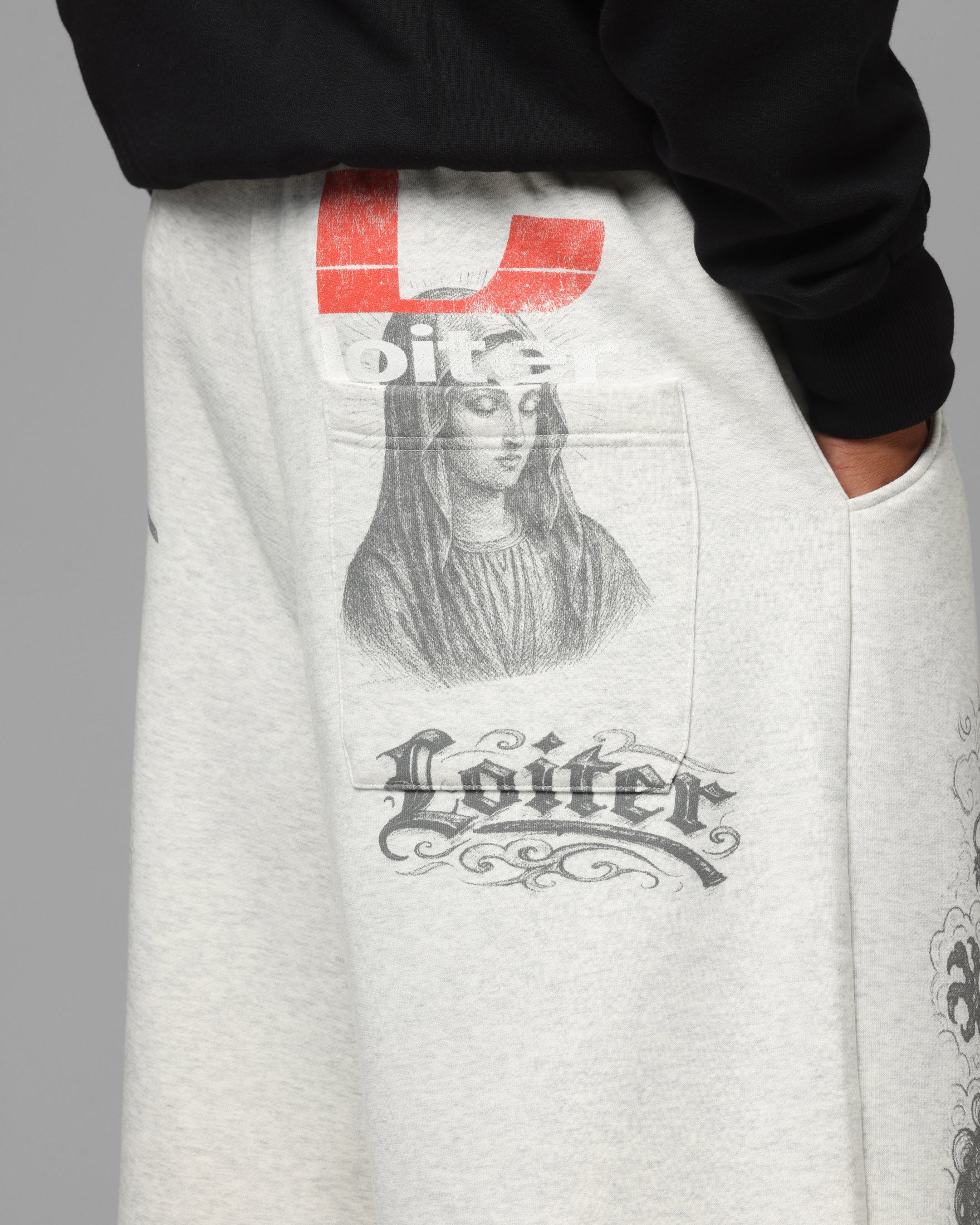 Loiter Holy Flame Sweatpants Grey