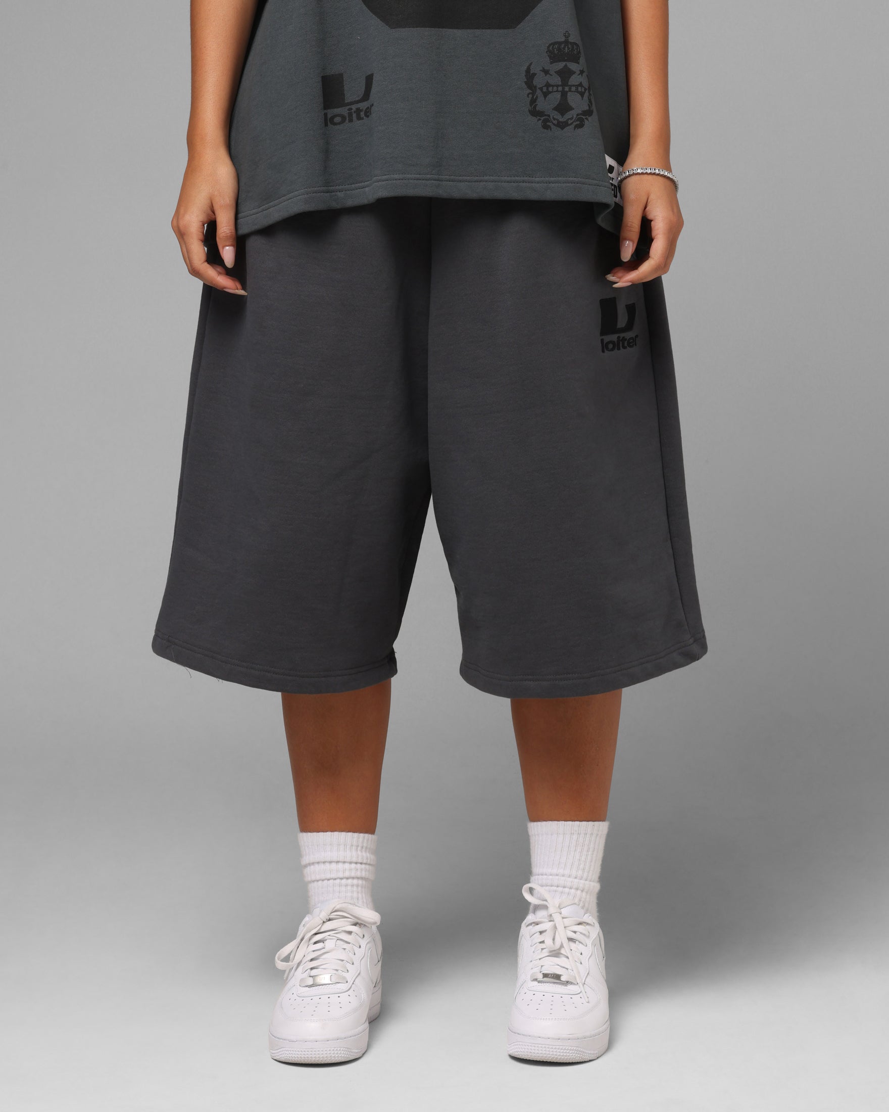 Loiter World Cup Shorts Charcoal