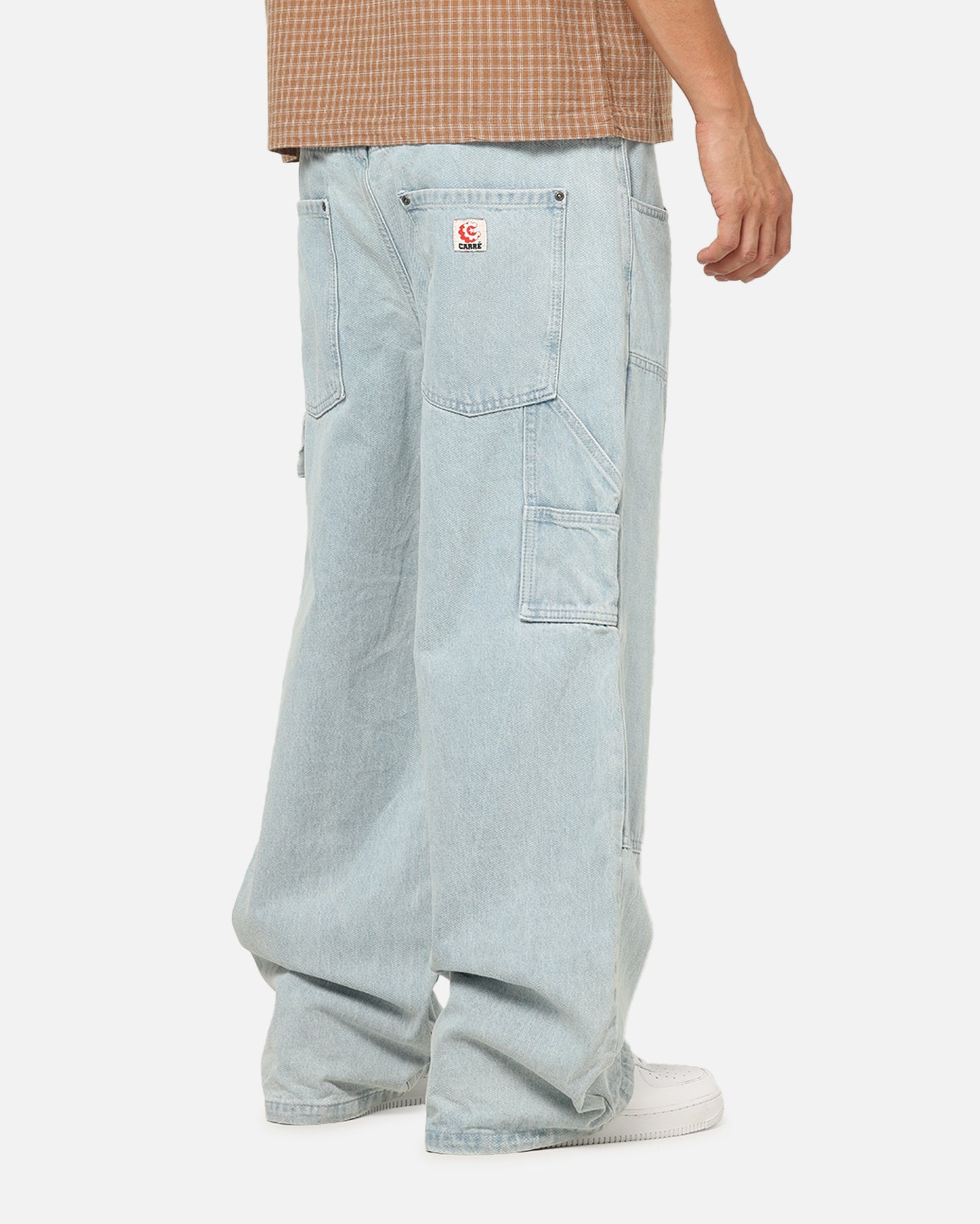 Carre Baggy Work Jeans Light Blue Wash