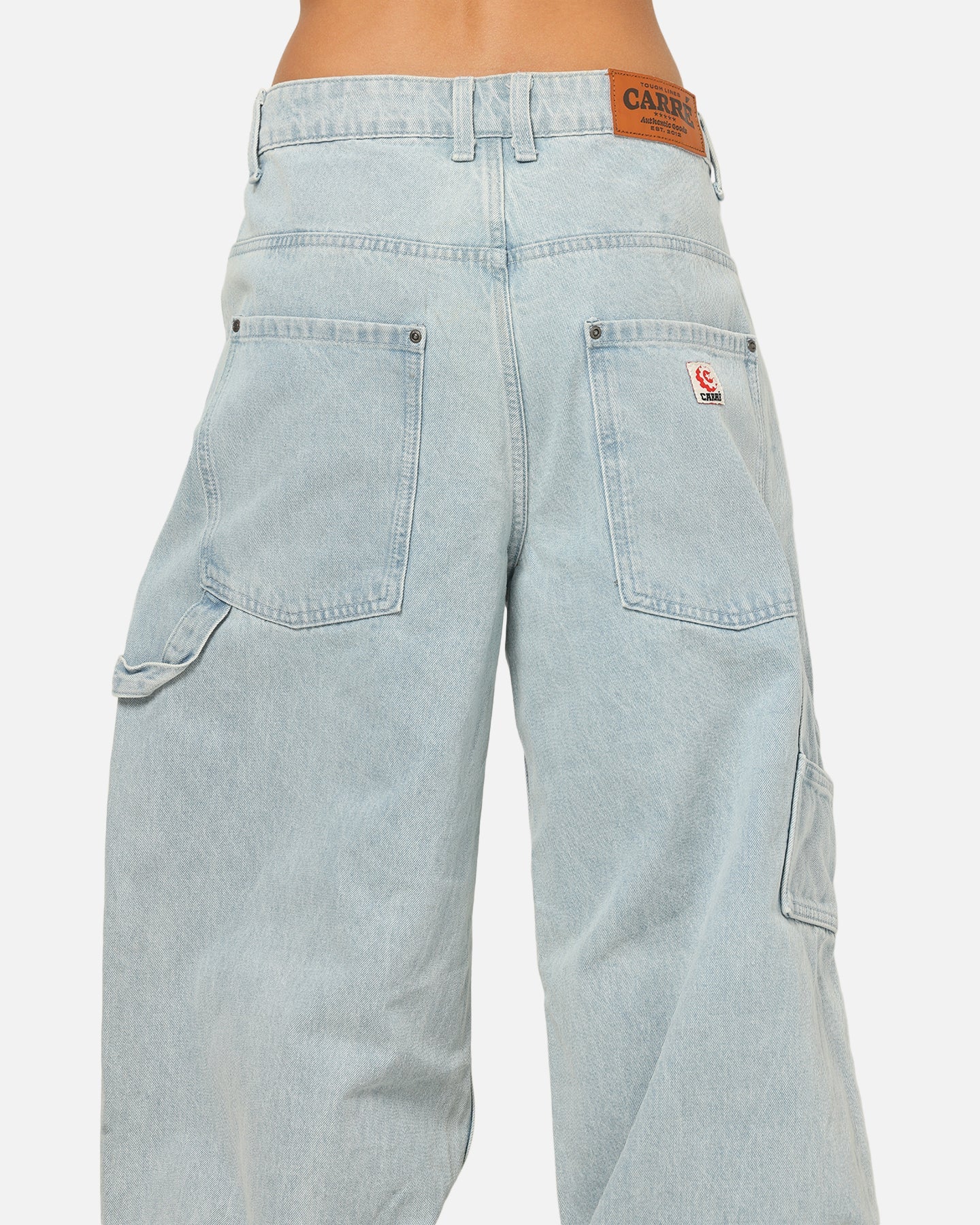 Carre Baggy Work Jeans Light Blue Wash