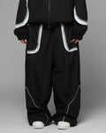Loiter Spray Day Trackpants Black